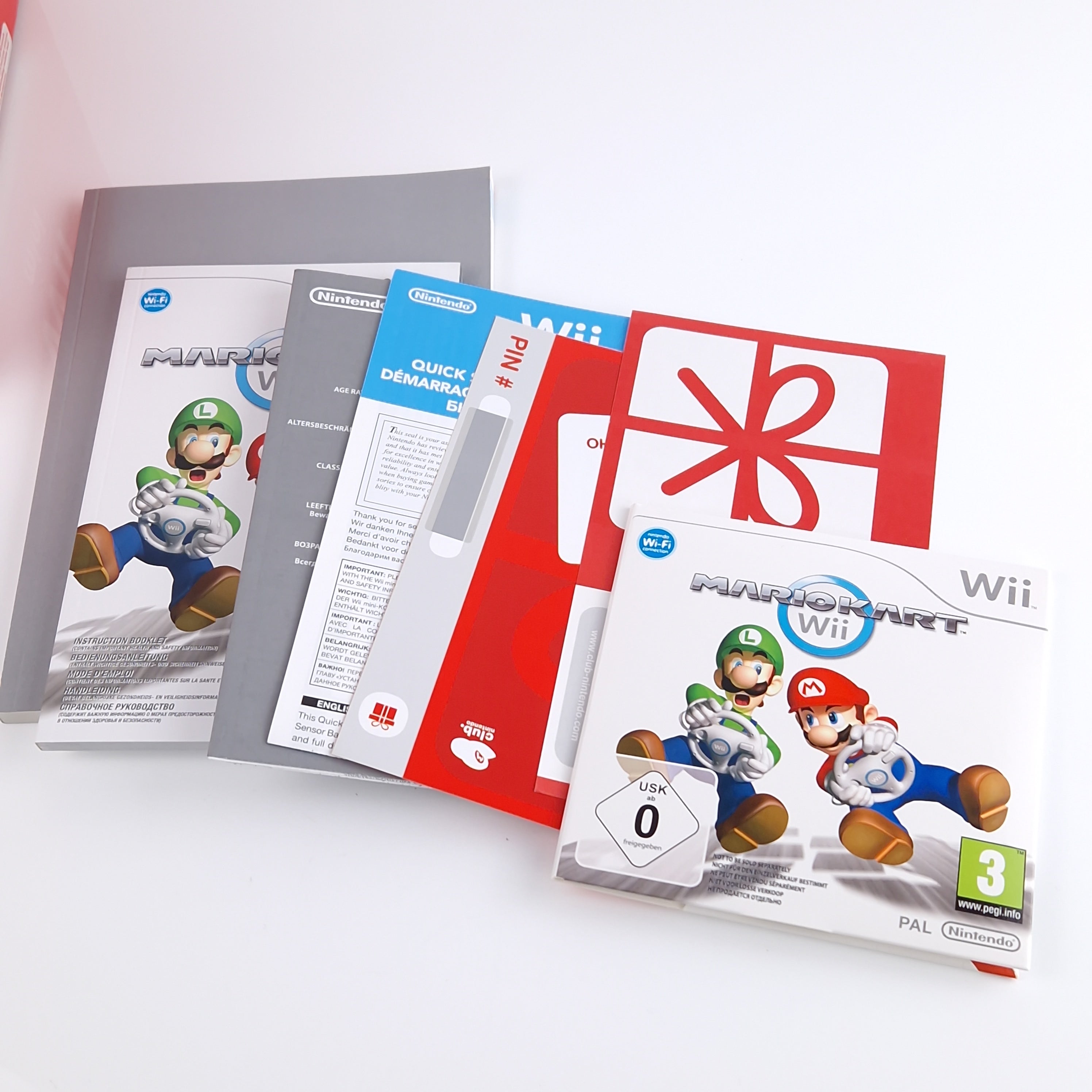 Nintendo Wii Mini Konsole Mario Kart Bundle Neu OVP