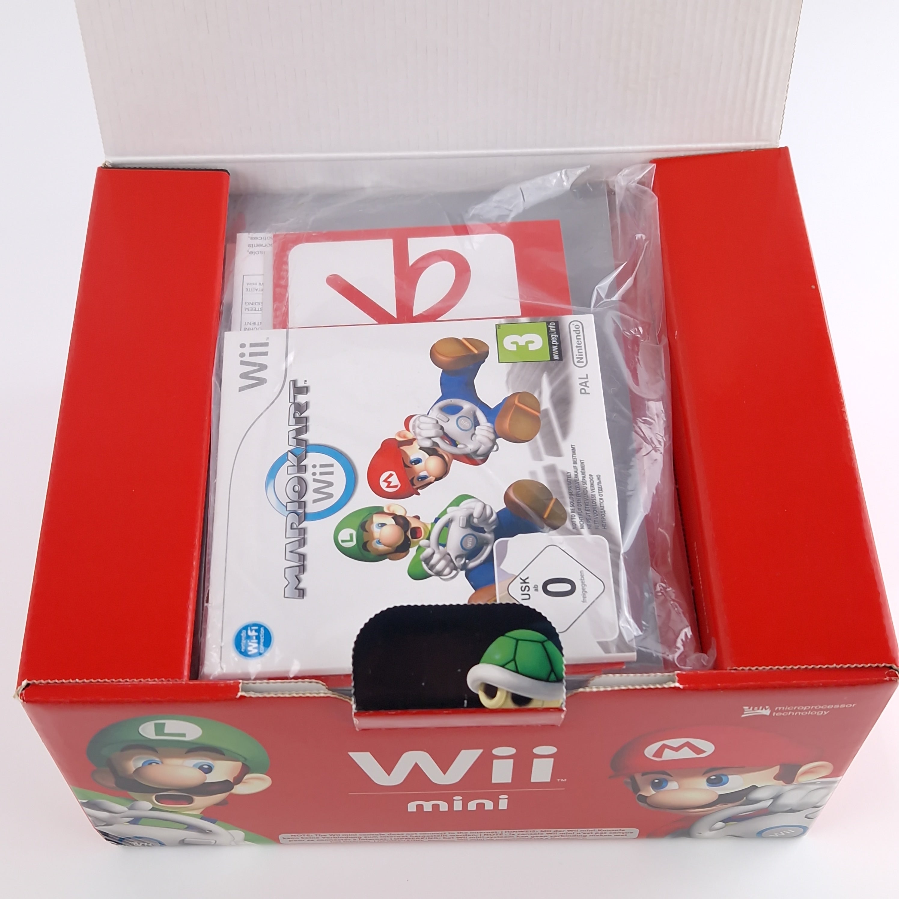 Nintendo Wii Mini Konsole Mario Kart Bundle Neu OVP