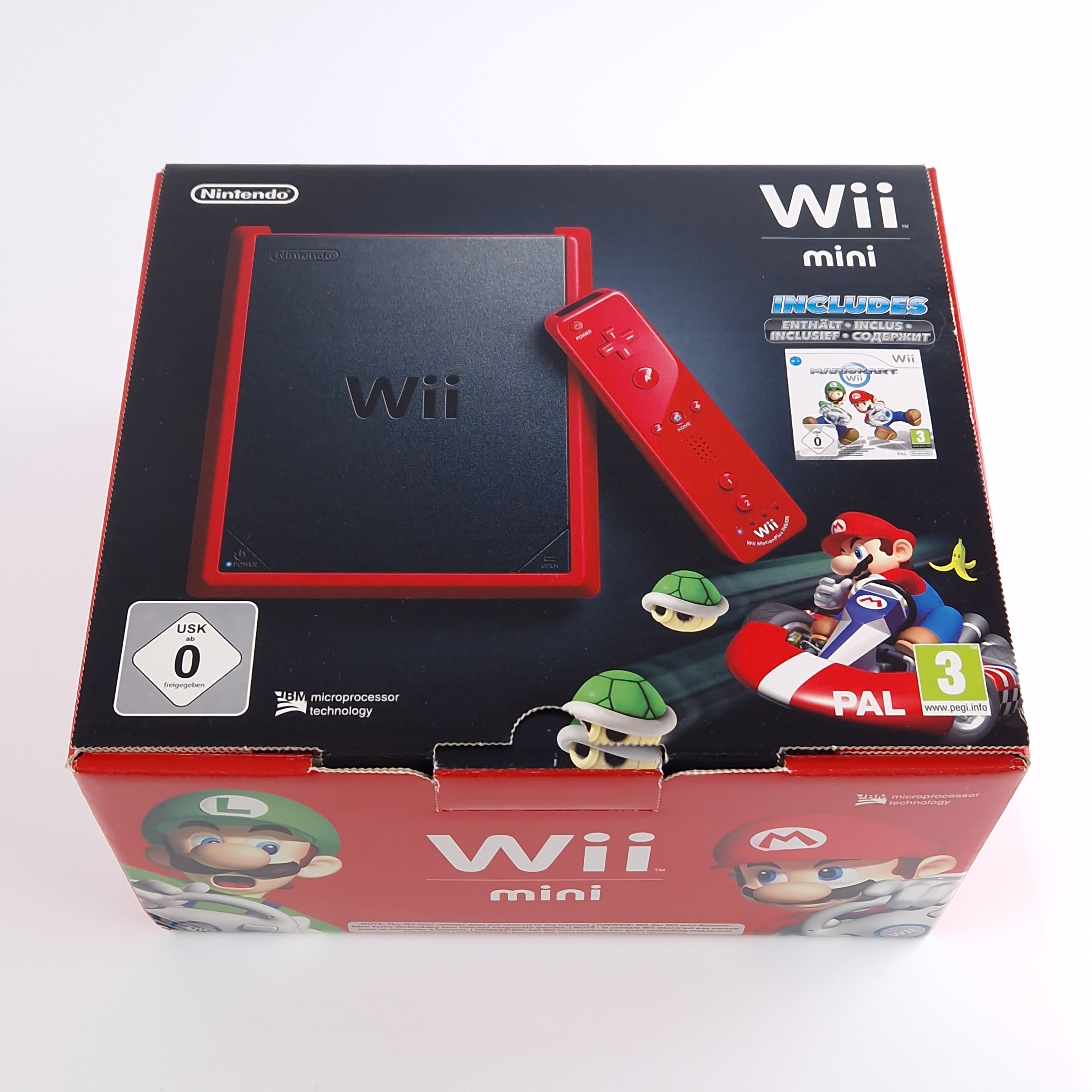 Nintendo Wii Mini Konsole Mario Kart Bundle Neu OVP