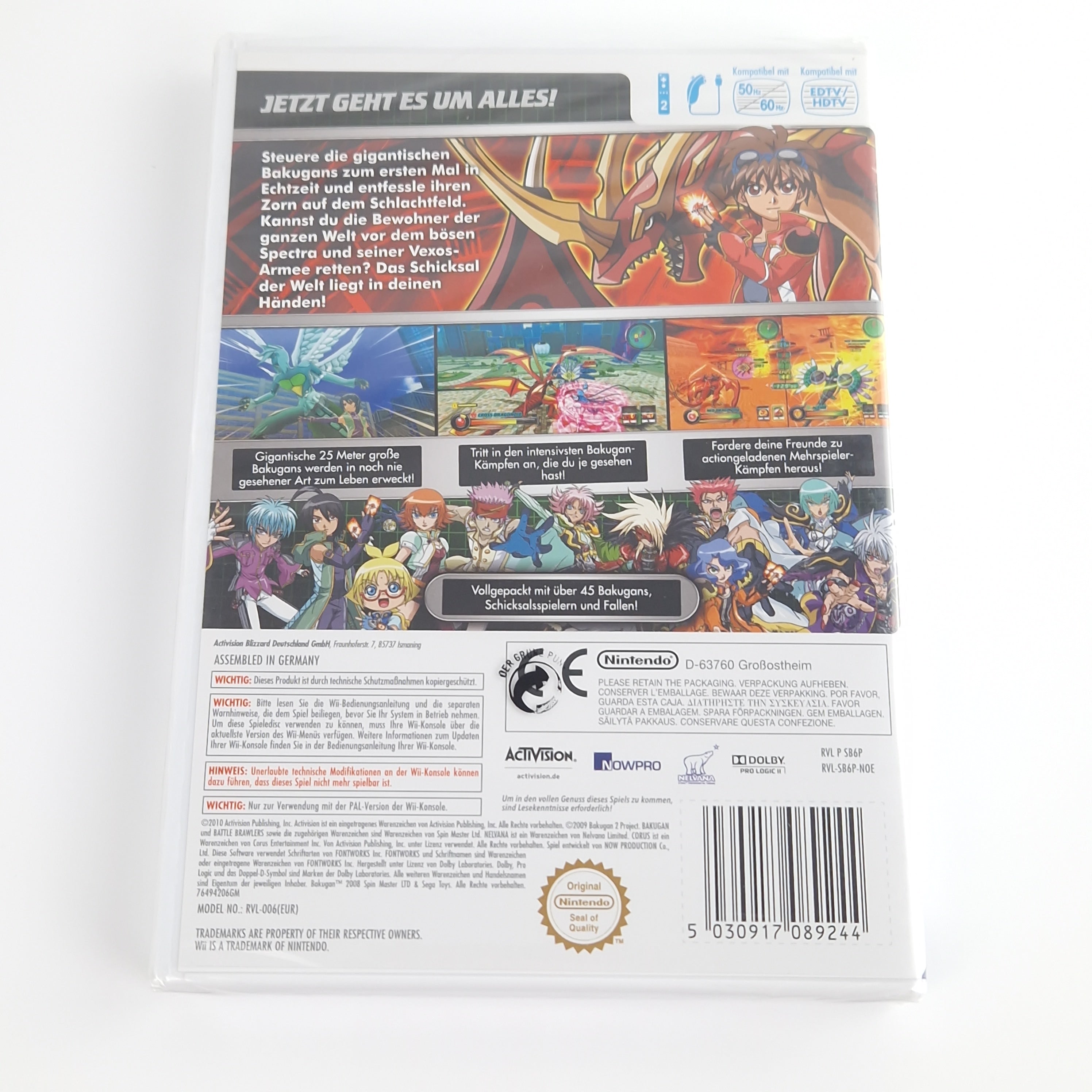 Nintendo Wii Spiel – Bakugan Beschützer des Kerns Neu OVP