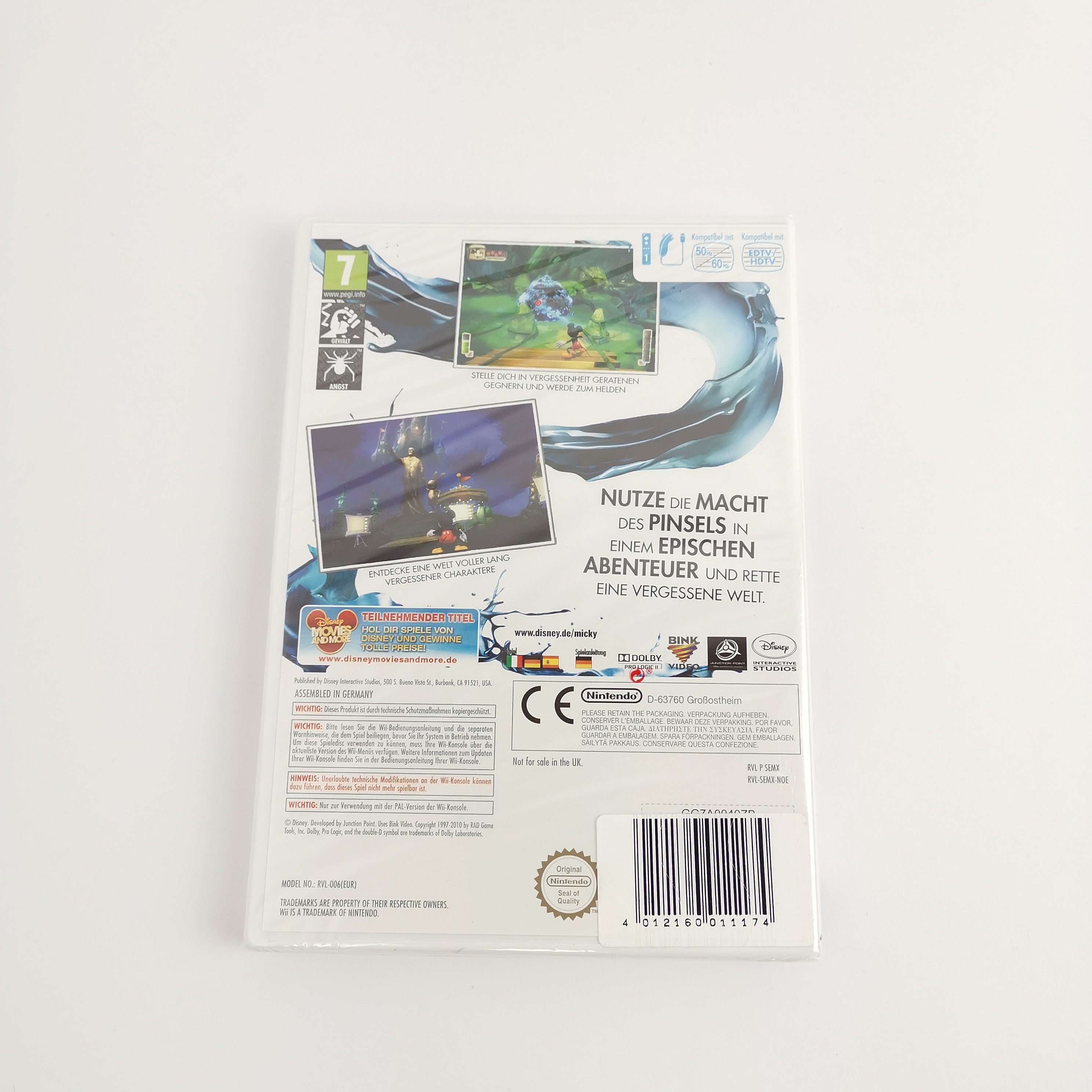 Nintendo Wii Spiel – Disney Micky Epic PAL Neu OVP