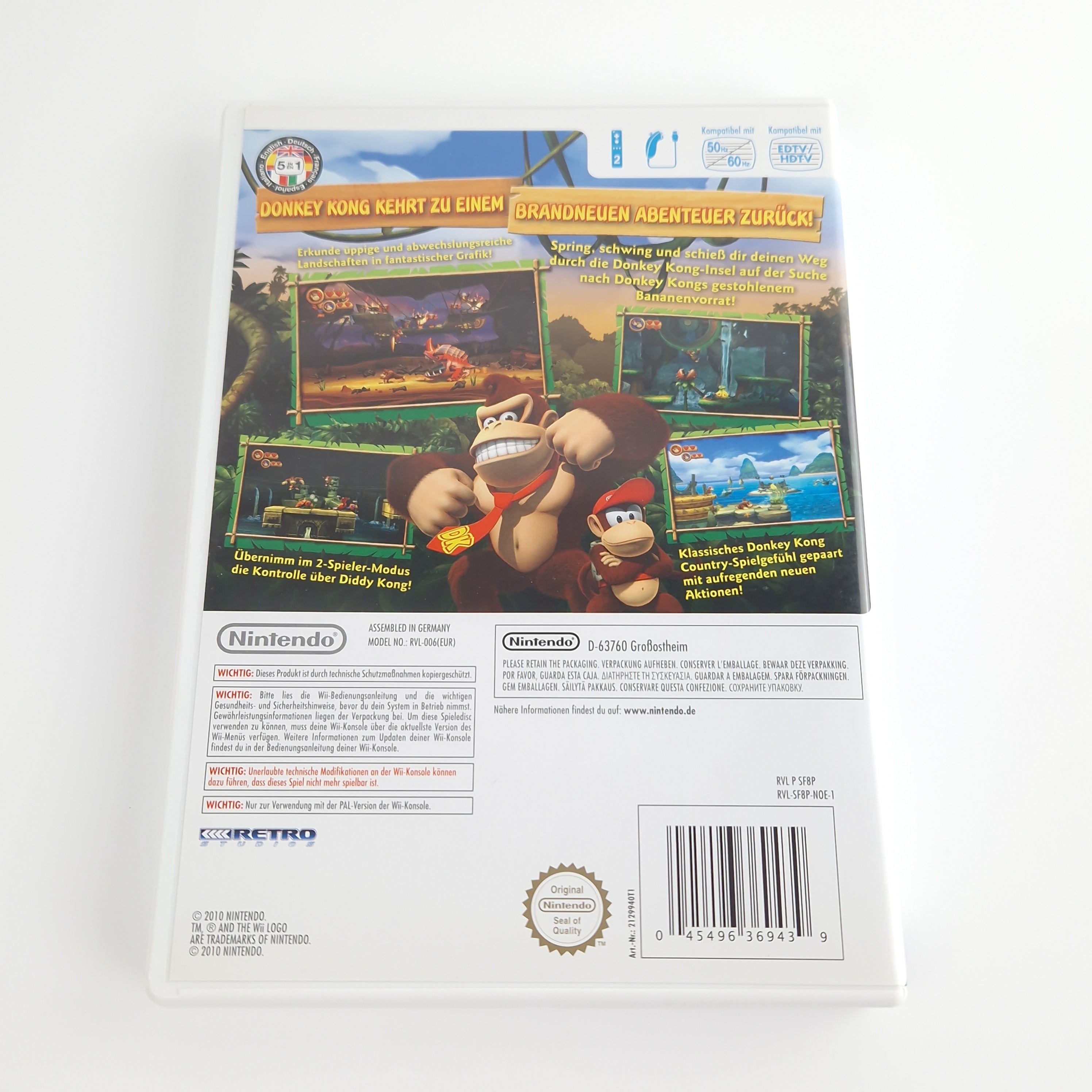 Nintendo Wii Spiel – Donkey Kong Country Returns (PAL OVP)