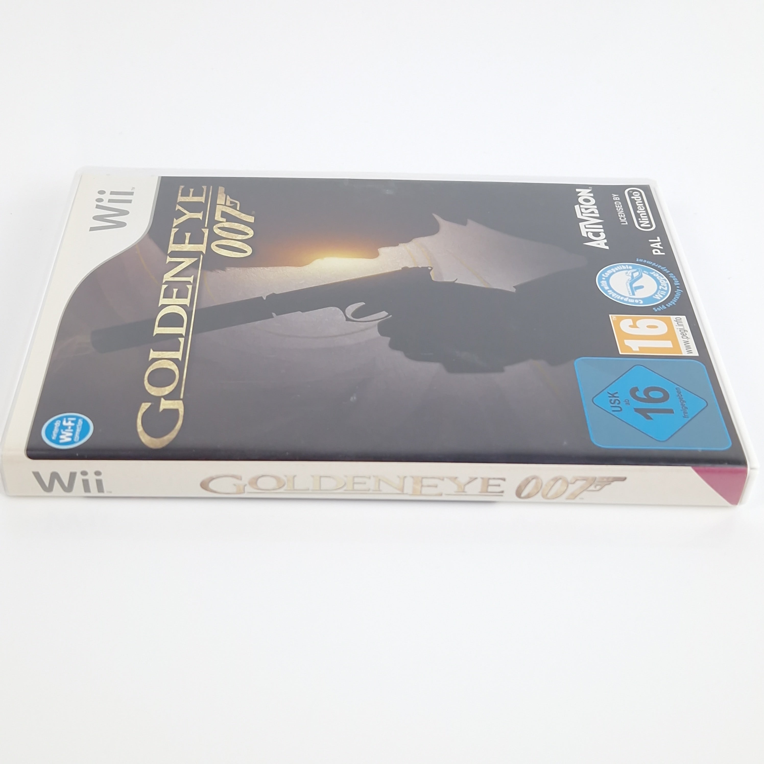 Nintendo Wii Spiel – Goldeneye 007 mit James Bond Gamepad