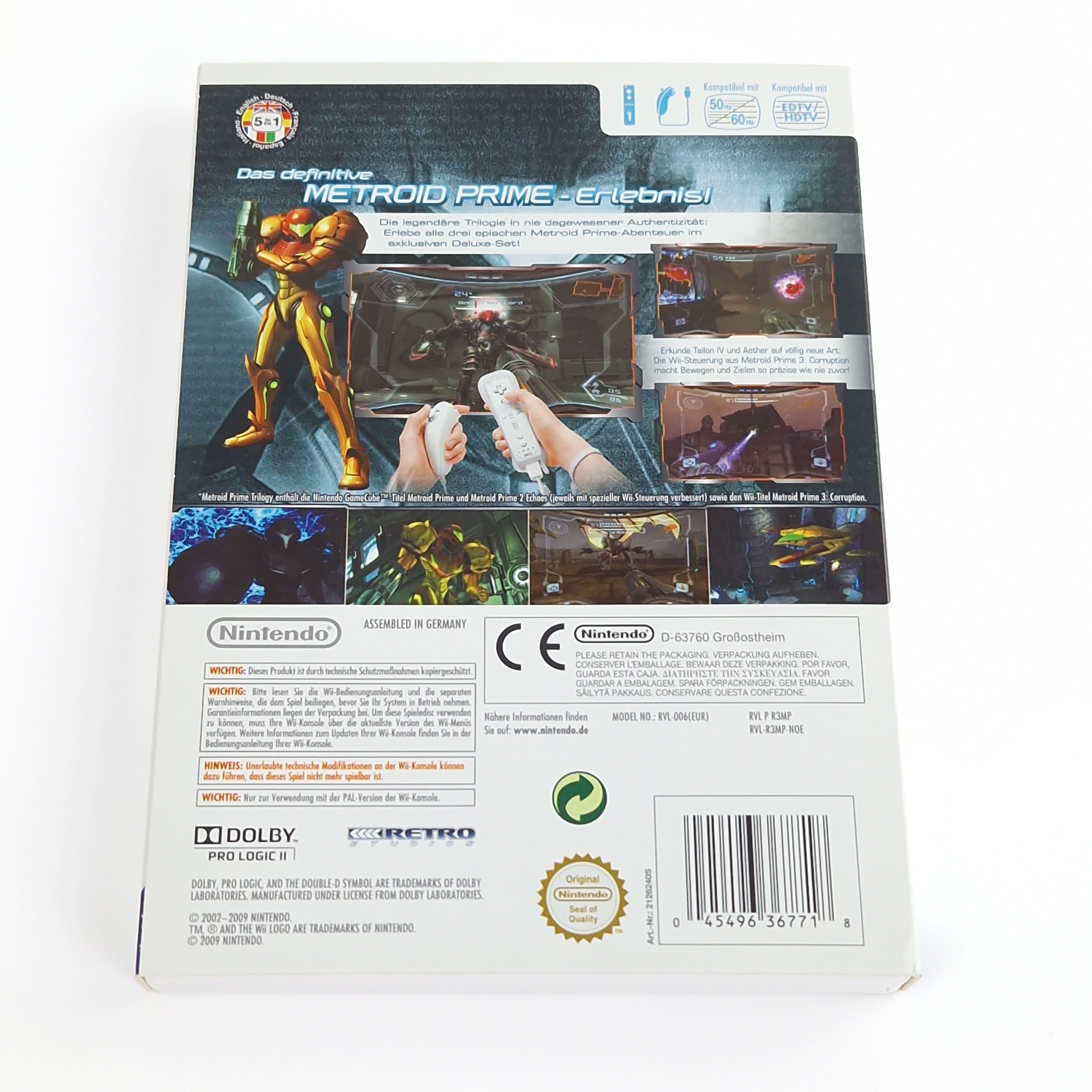 Nintendo Wii Spiel – Metroid Prime Trilogy Sammleredition OVP