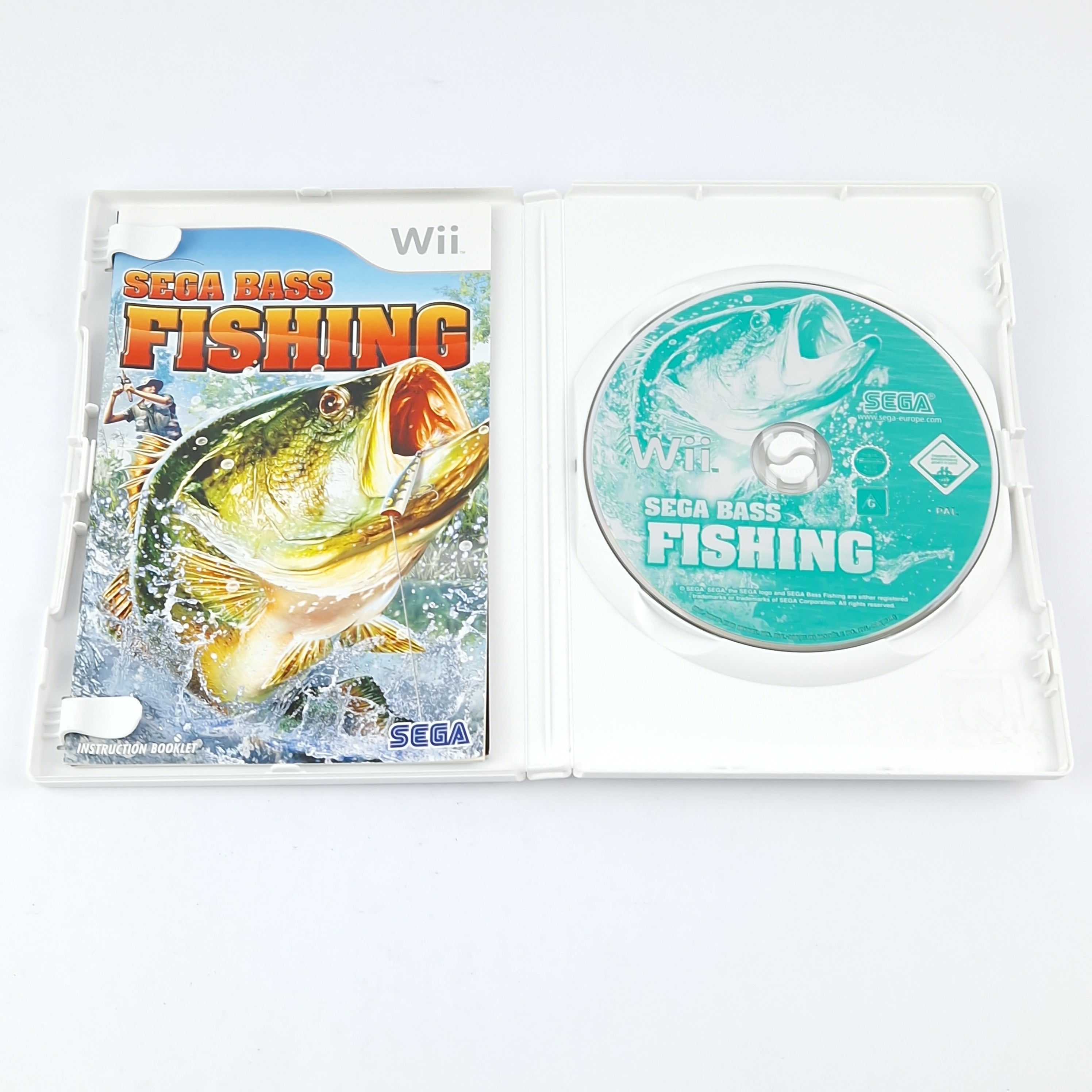 Nintendo Wii Spiel – Sega Bass Fishing OVP PAL