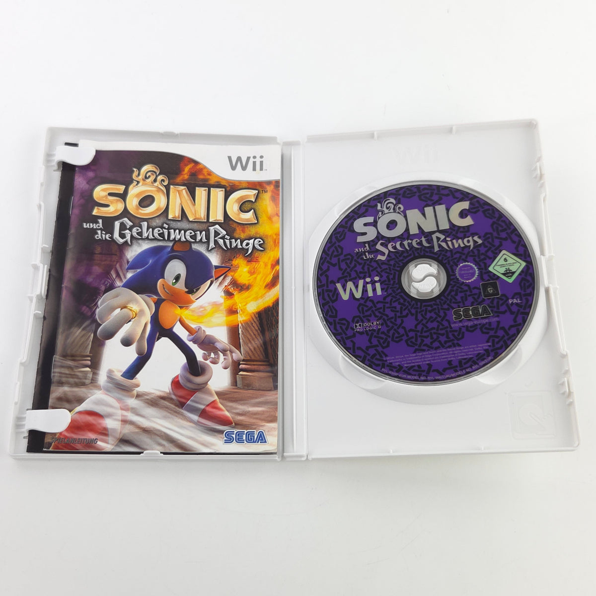 Nintendo Wii Spiel Sonic und die Geheimen Ringe OVP