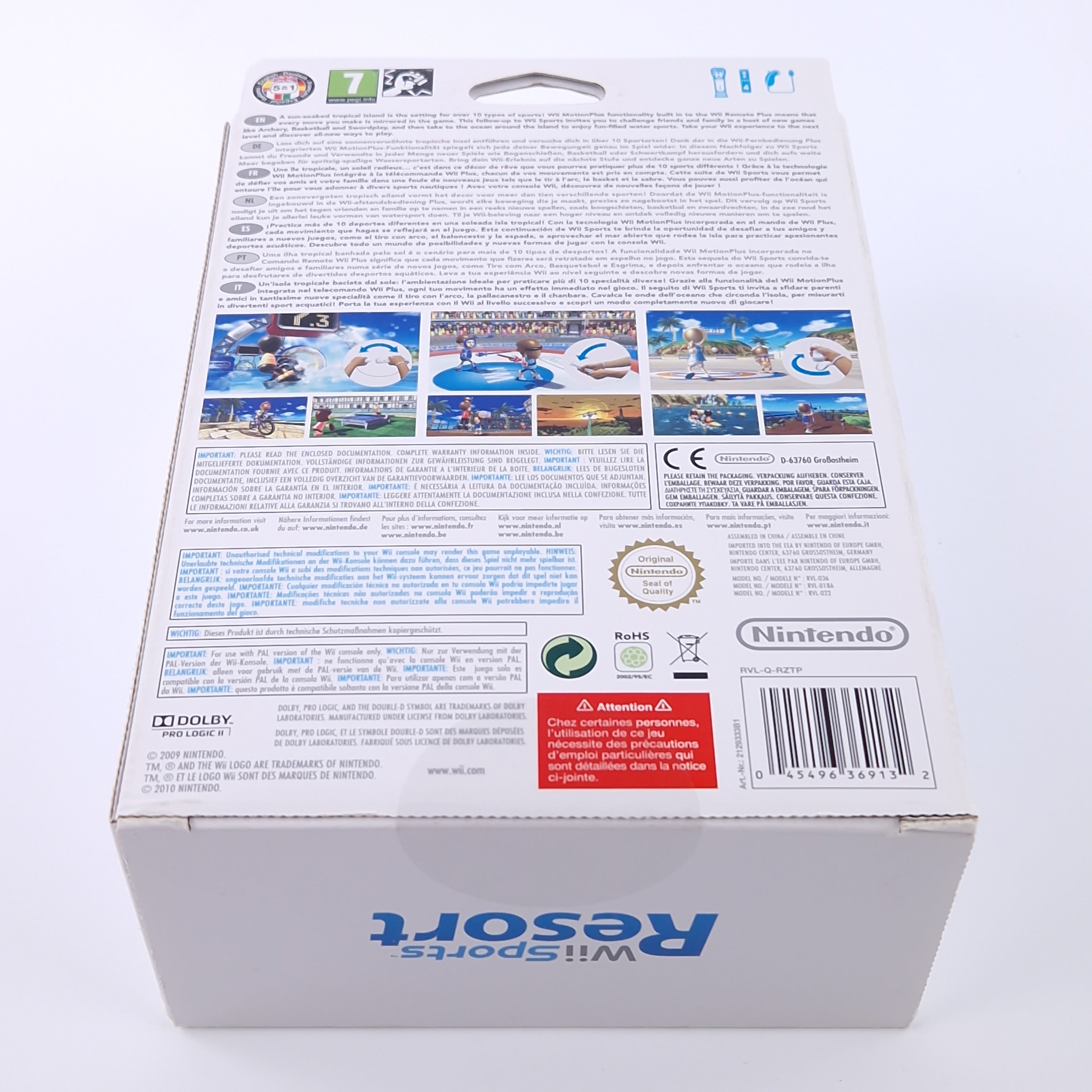 Nintendo Wii Spiel – Wii Sports Resort Pak OVP Motion Plus