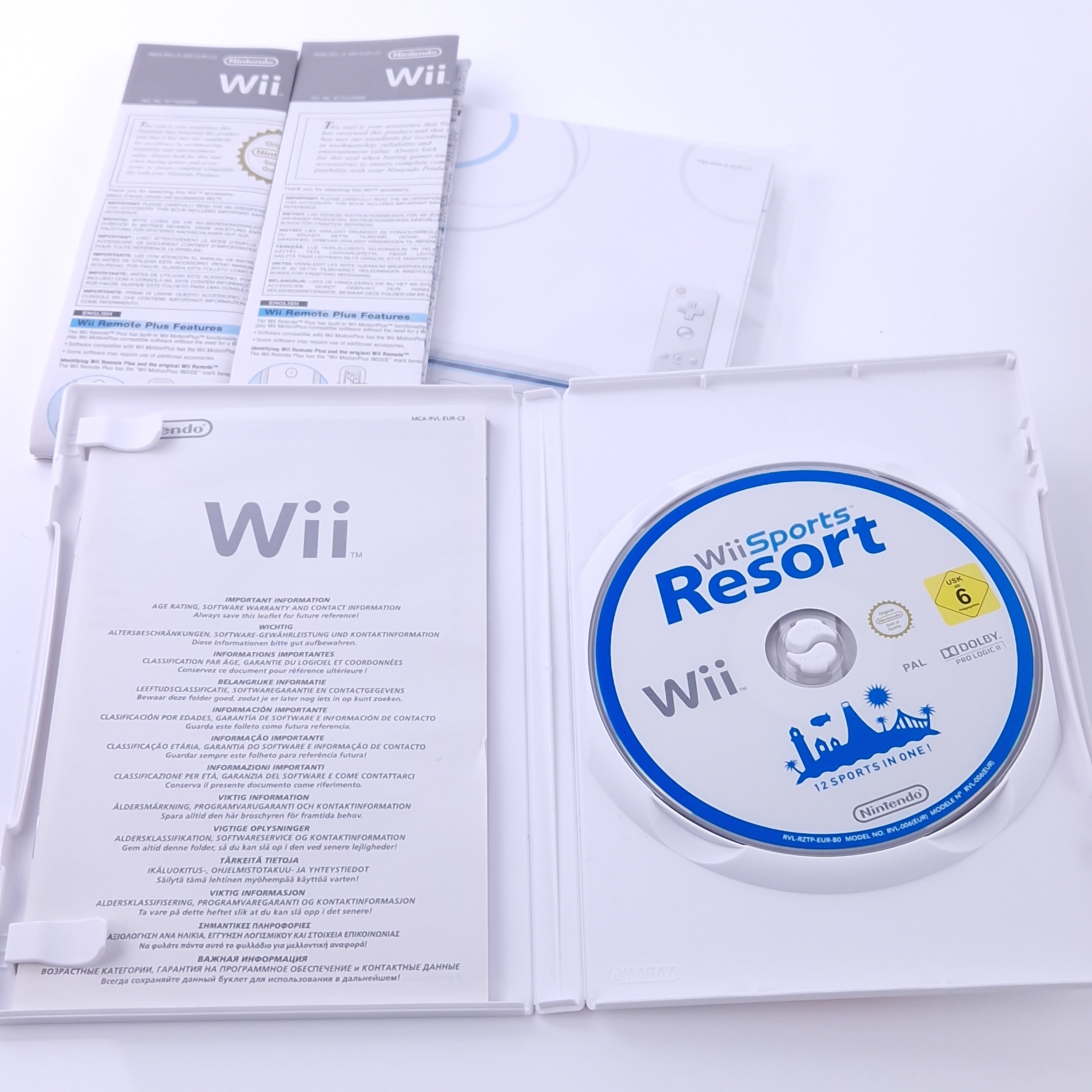 Nintendo Wii Spiel – Wii Sports Resort Pak OVP Motion Plus