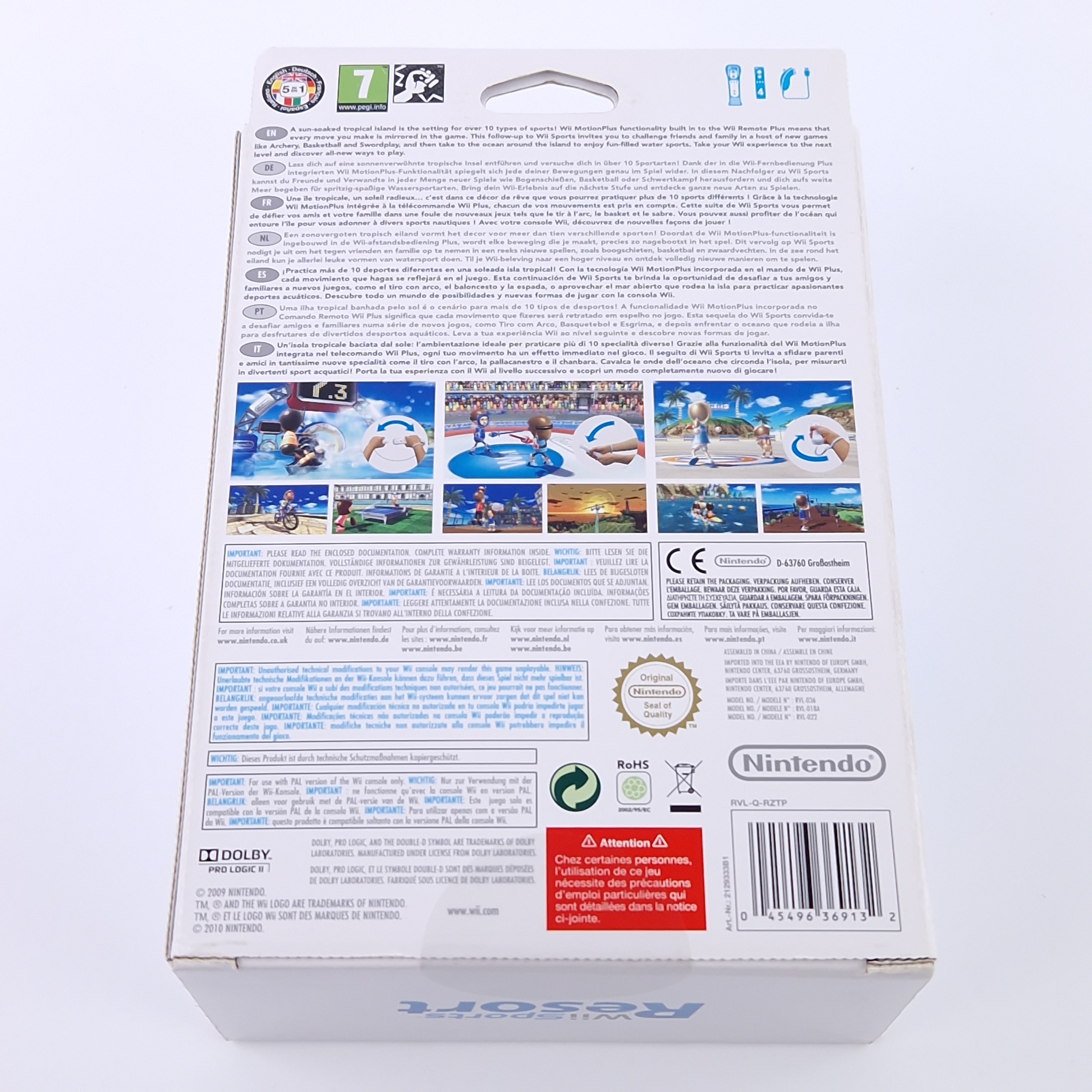 Nintendo Wii Spiel – Wii Sports Resort Pak OVP Motion Plus
