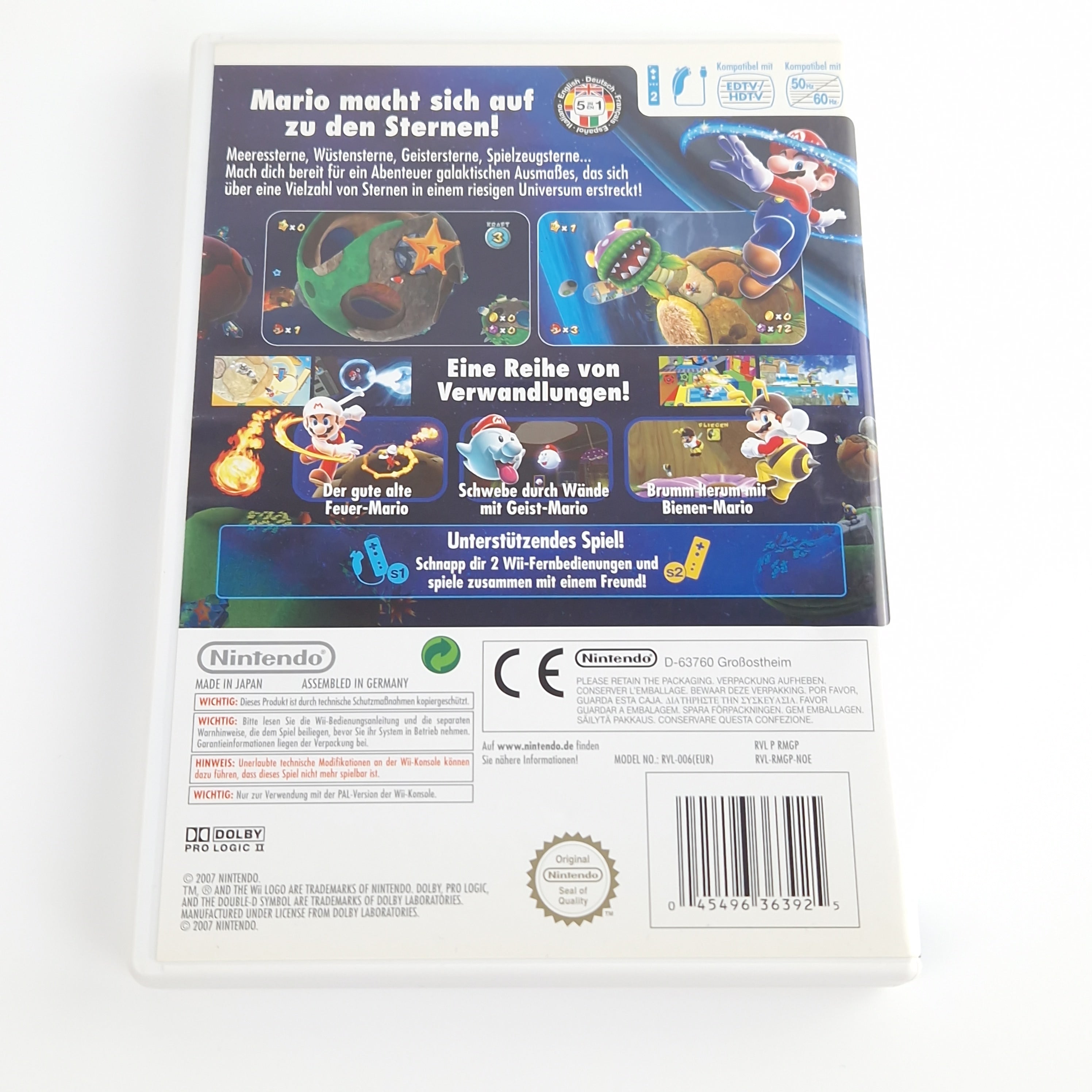 Nintendo Wii Spiel – Super Mario Galaxy (PAL OVP)
