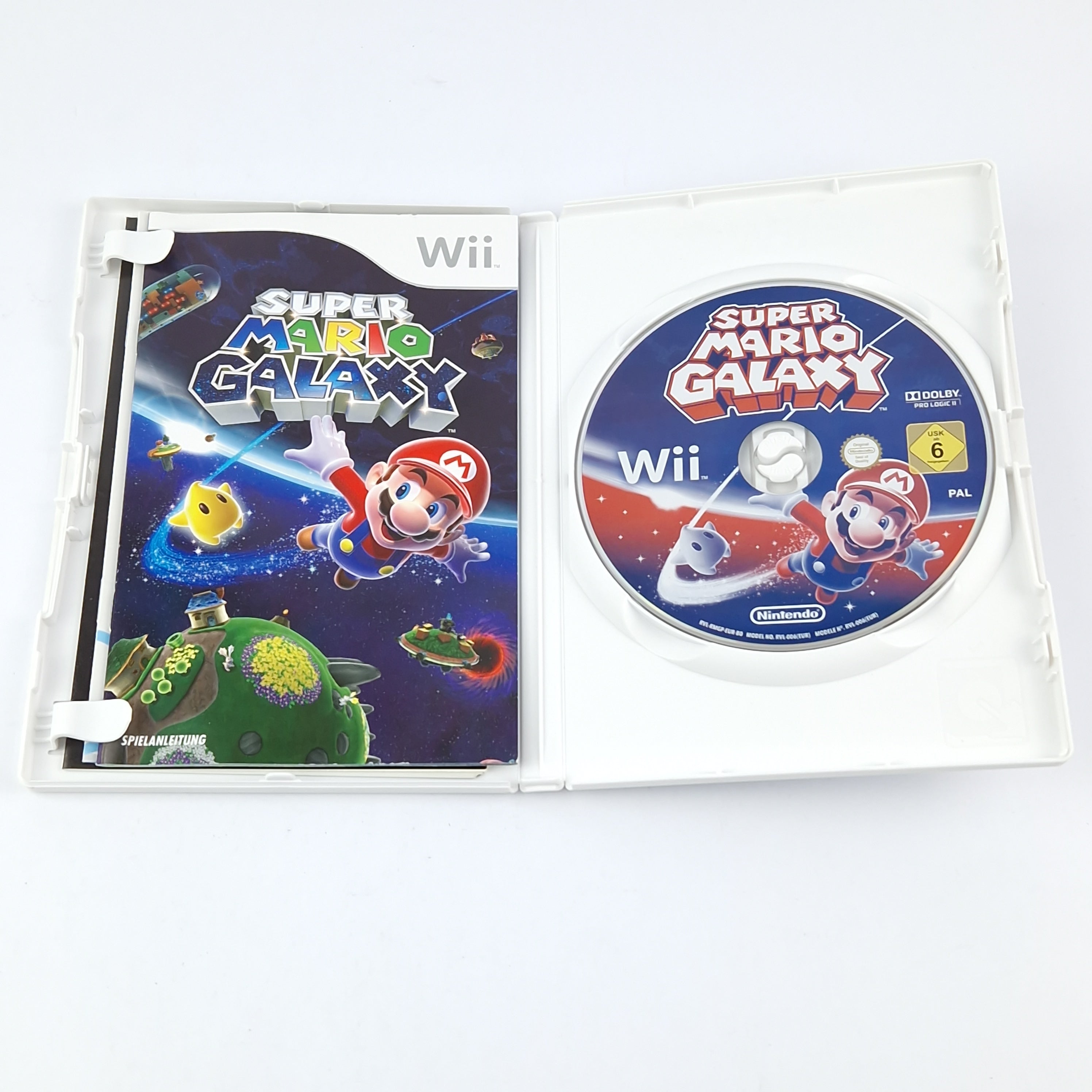 Nintendo Wii Spiel – Super Mario Galaxy OVP PAL