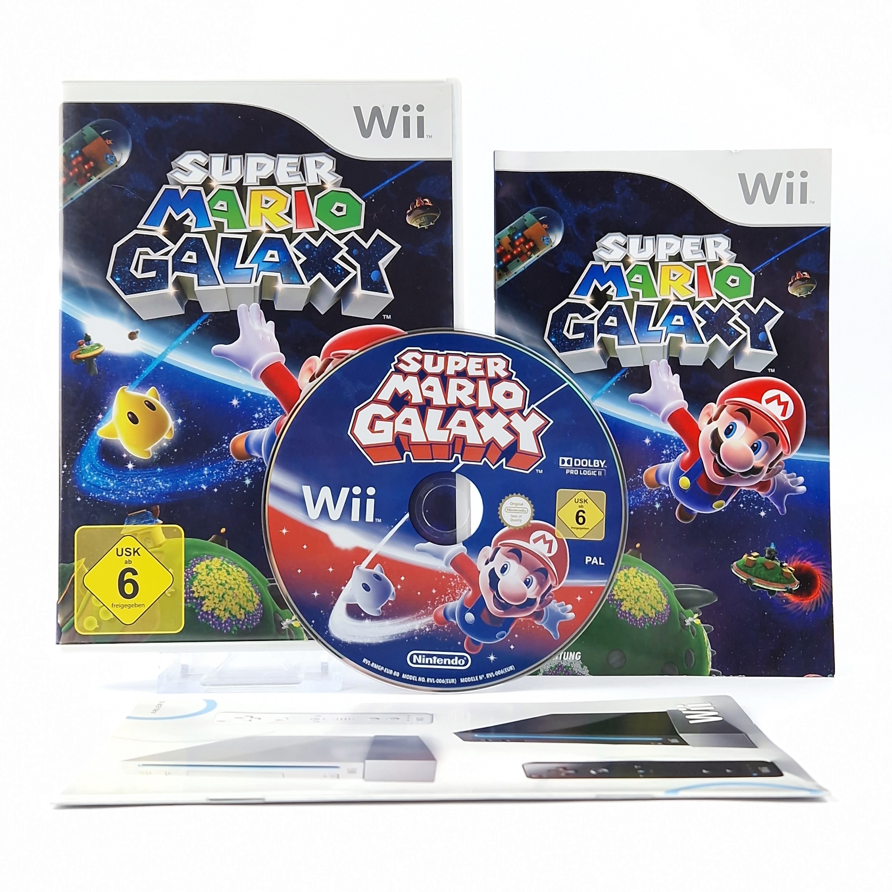 Nintendo Wii Spiel – Super Mario Galaxy OVP PAL