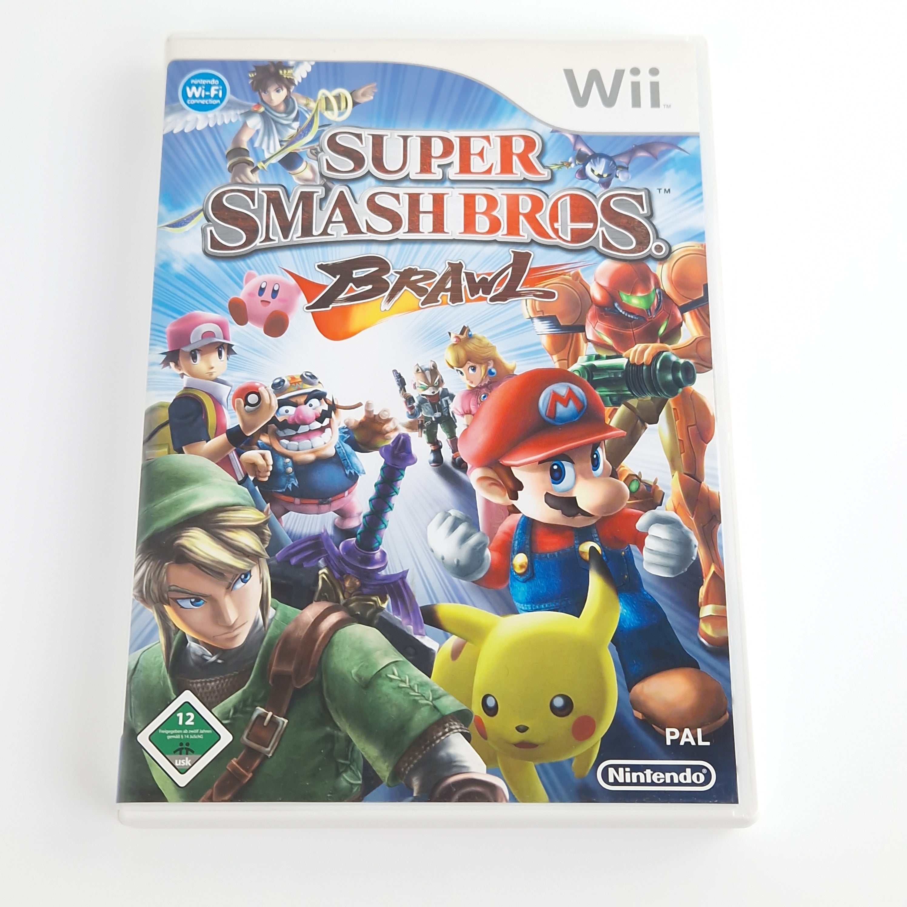 Nintendo Wii Spiel – Super Smash Bros Brawl OVP PAL