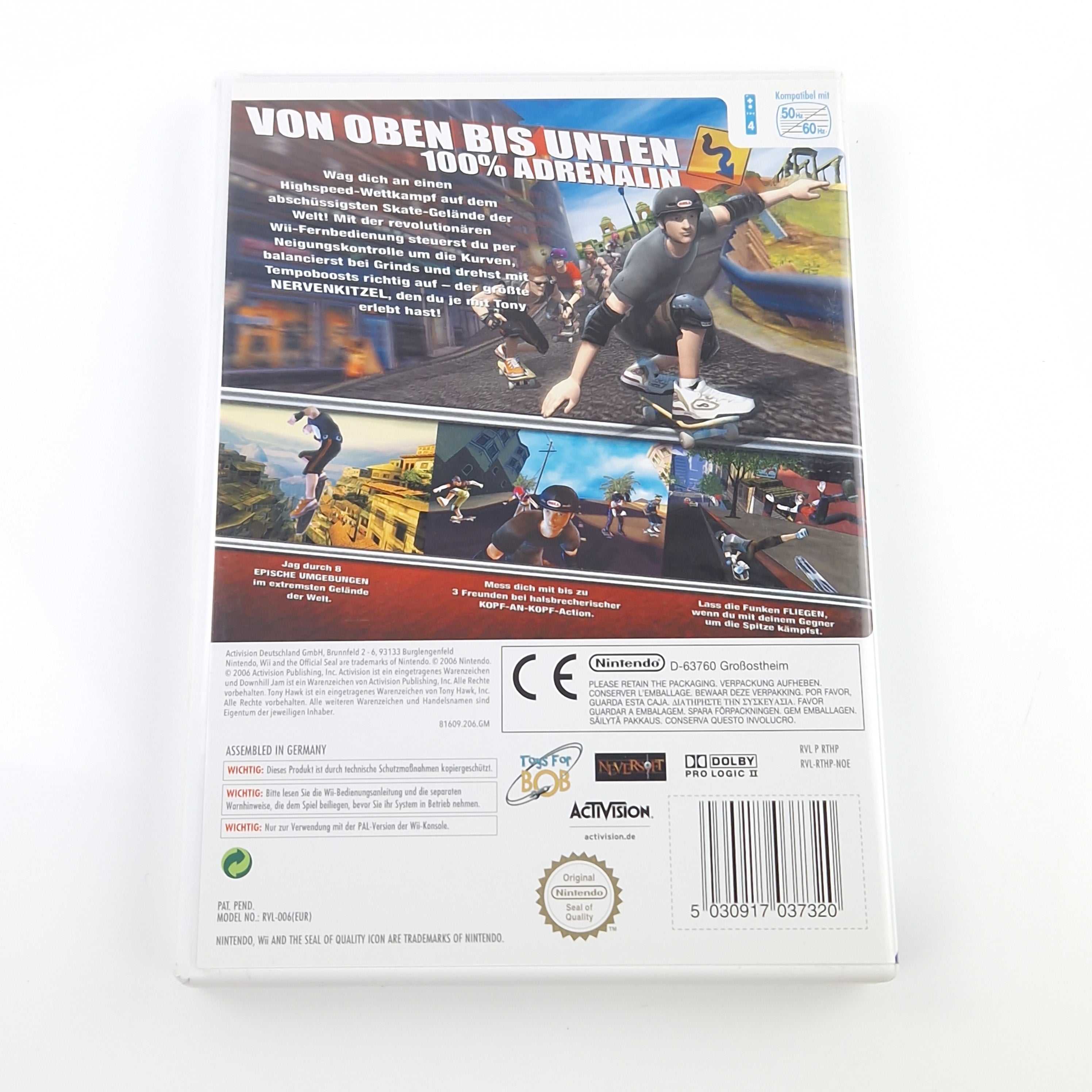 Nintendo Wii Spiel – Tony Hawks Downhill Jam OVP