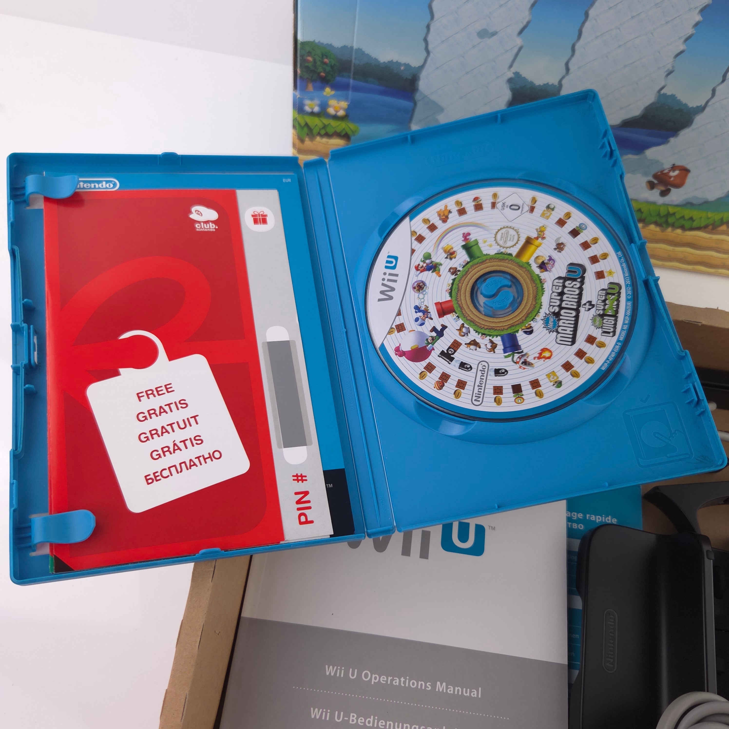 Nintendo Wii U Konsole – Super Mario Bros Set OVP PAL