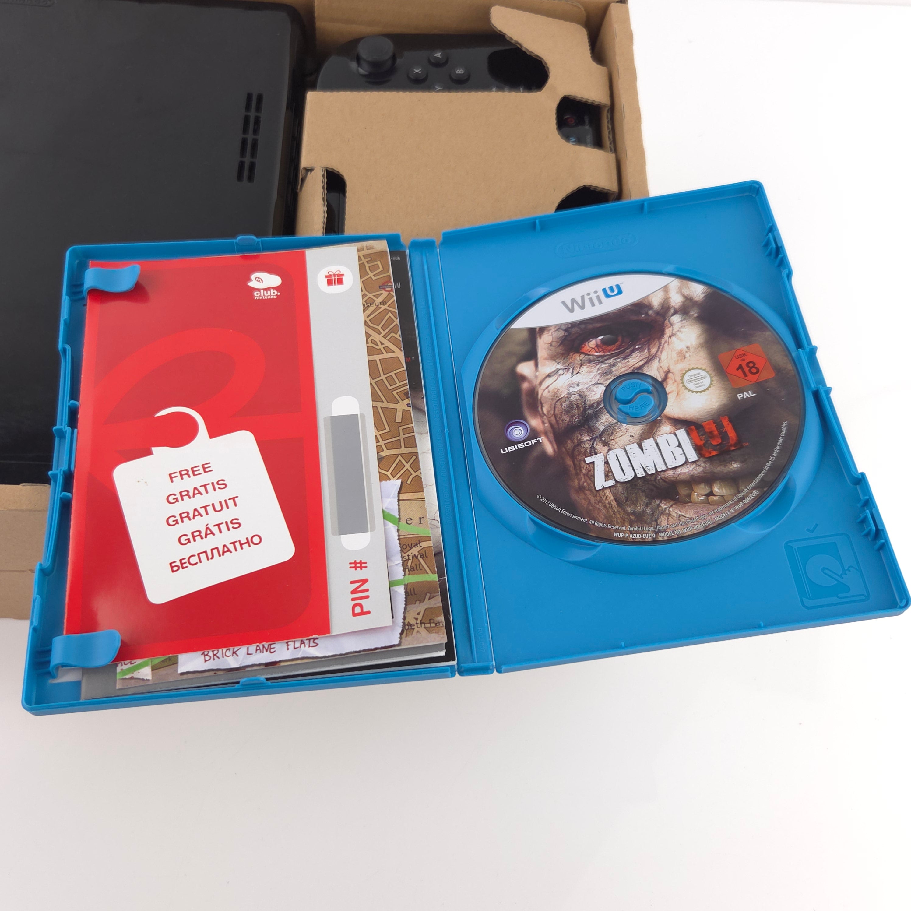Nintendo Wii U Konsole – Zombie U Premium Pack Limited OVP PAL