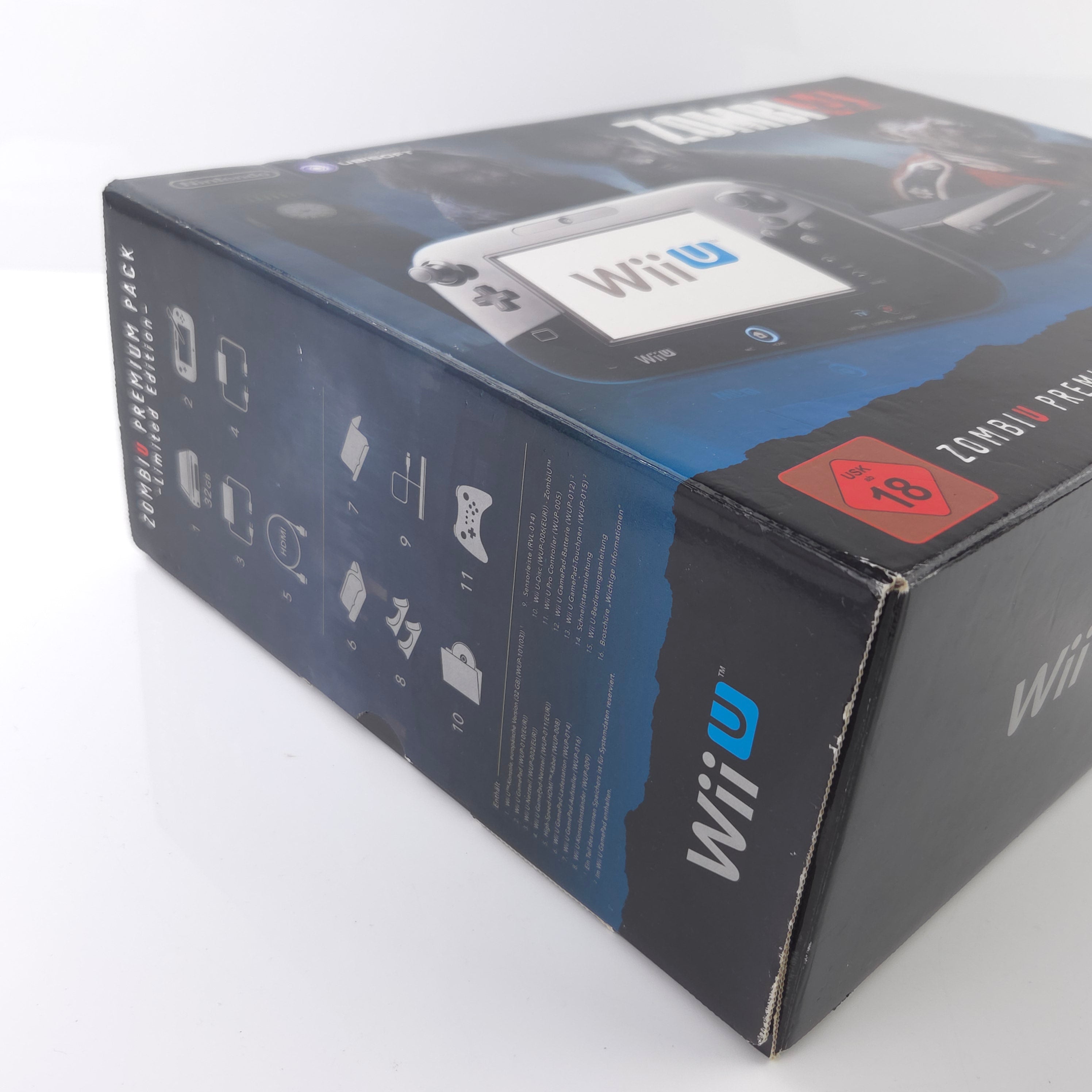 Nintendo Wii U Konsole – Zombie U Premium Pack Limited OVP PAL