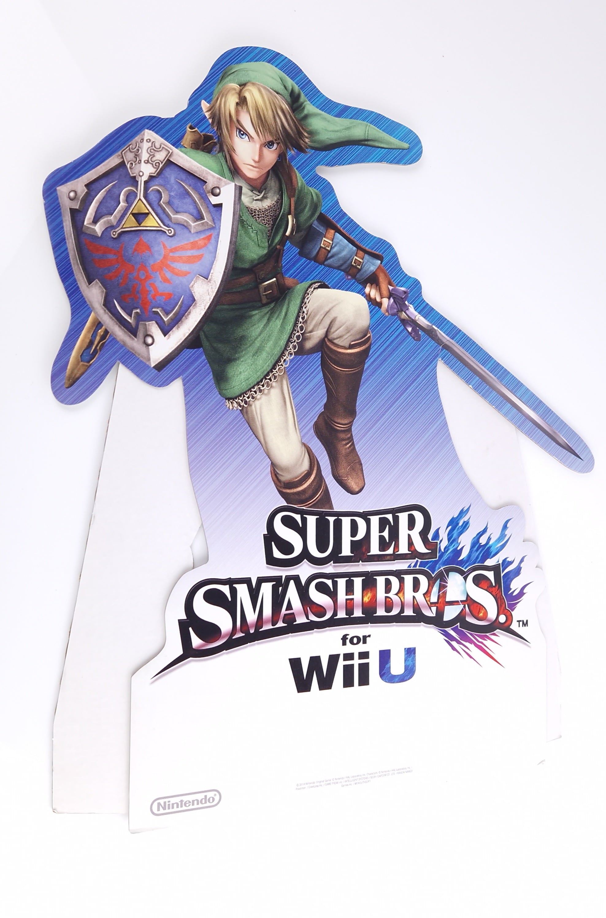 Nintendo Wii U Promo Banner – Papp Aufsteller Super Smash Bros