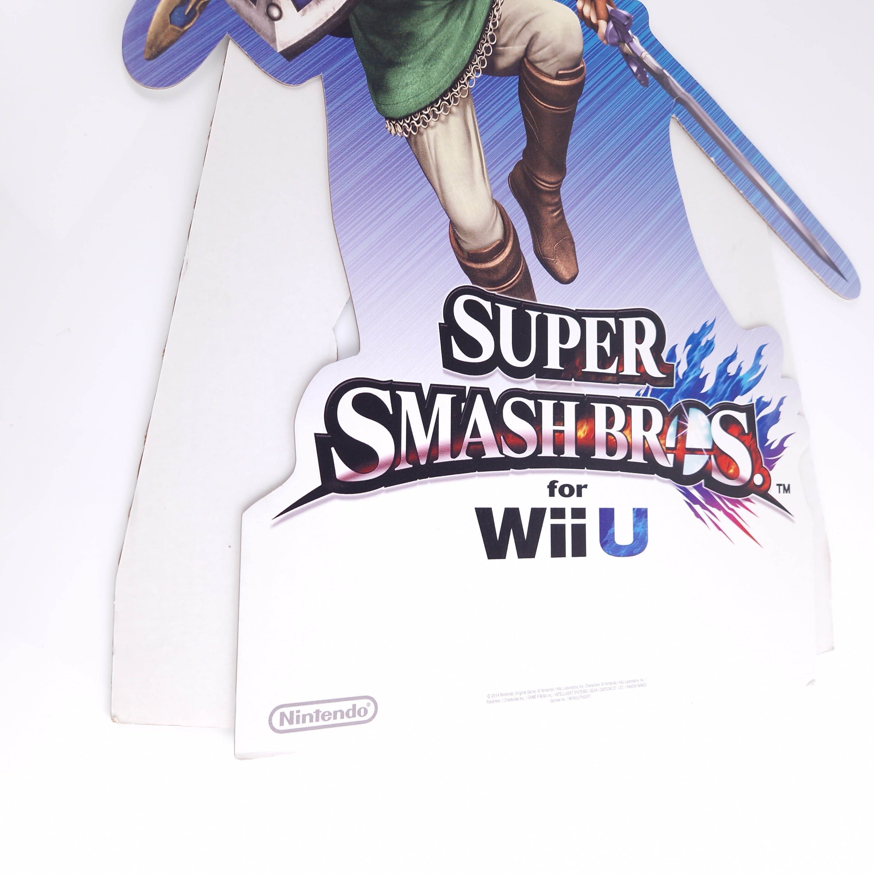 Nintendo Wii U Promo Banner – Papp Aufsteller Super Smash Bros
