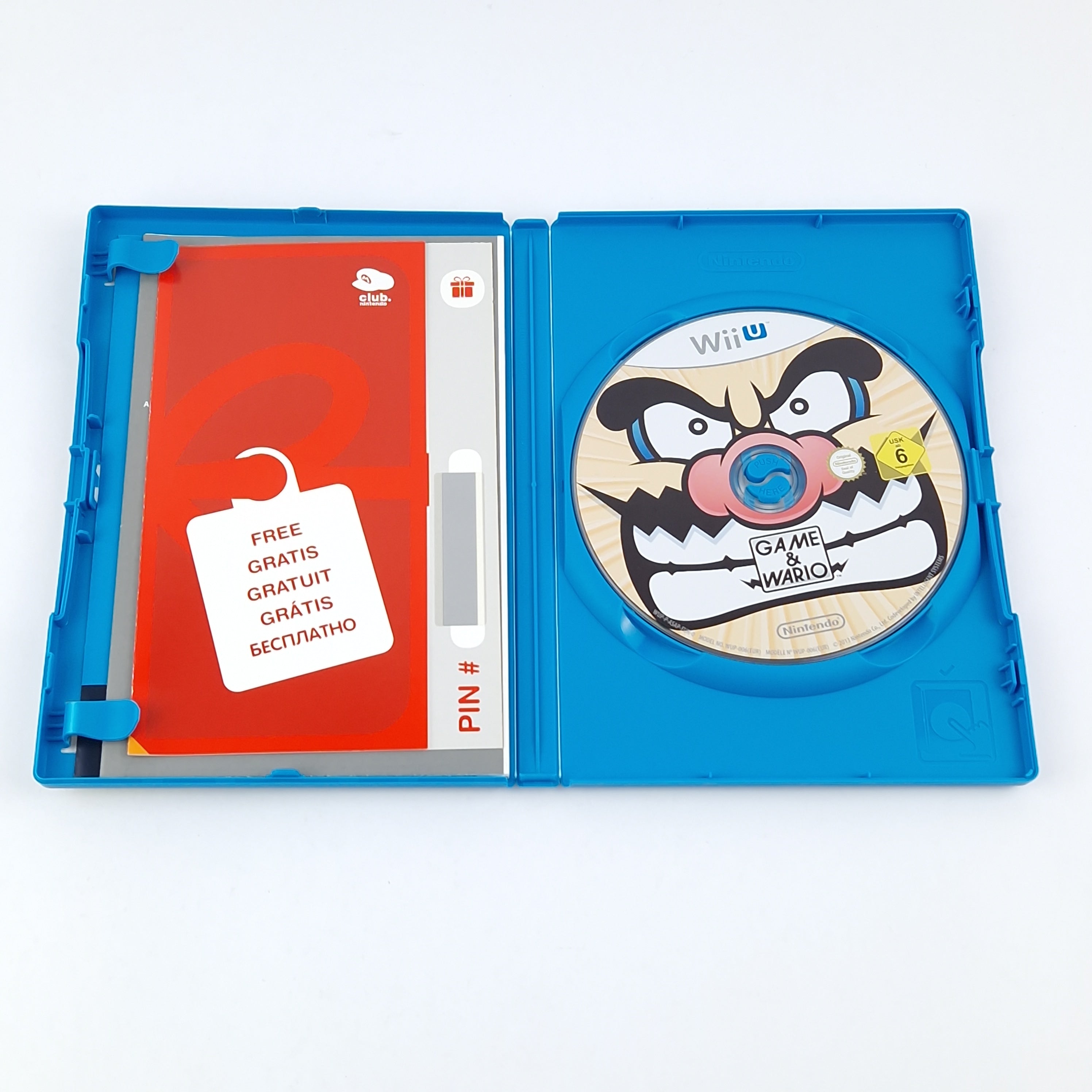 Nintendo Wii U Spiel: Game & Wario - OVP Anleitung CD | PAL