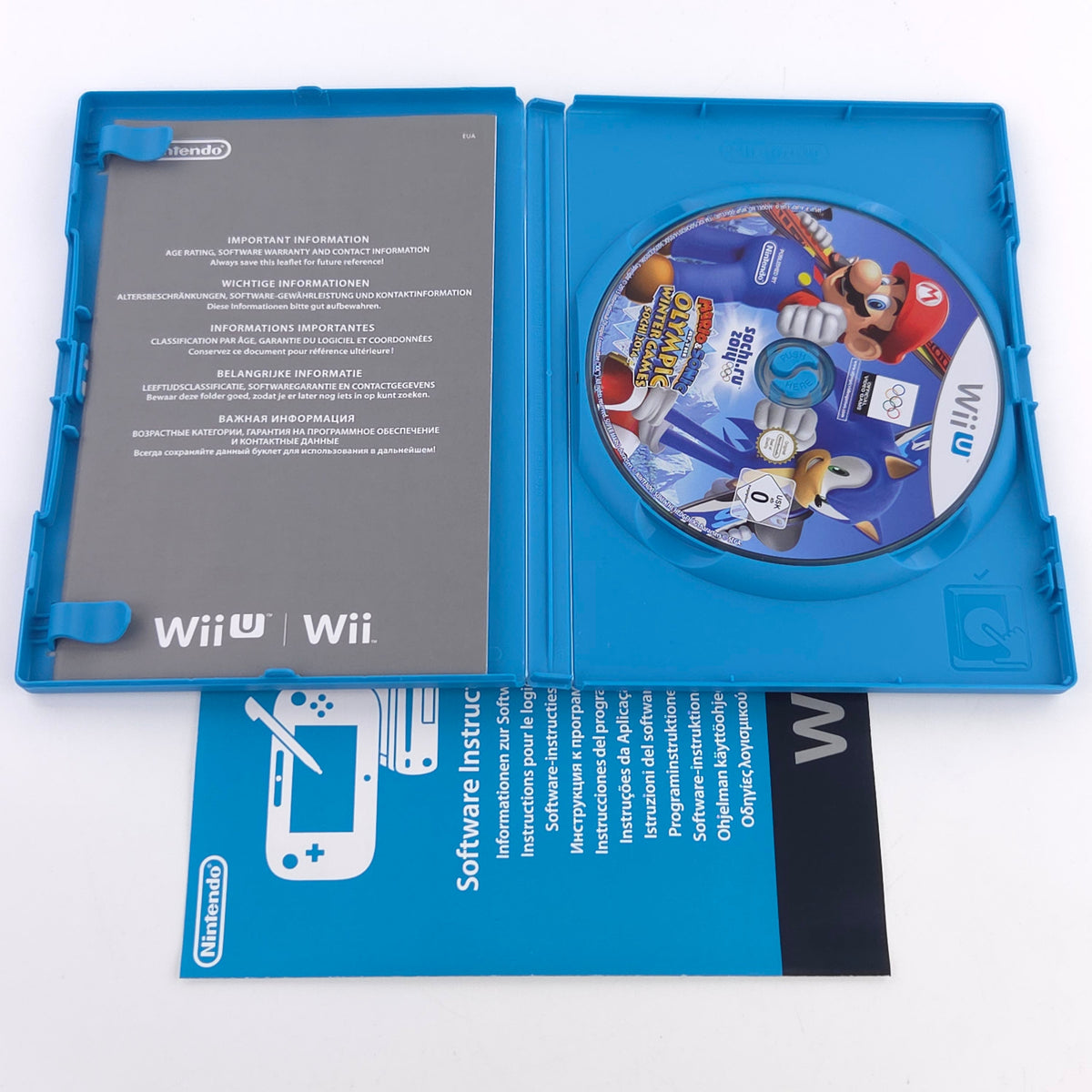 Nintendo Wii U Spiel Mario & Sonic Sotschi OVP