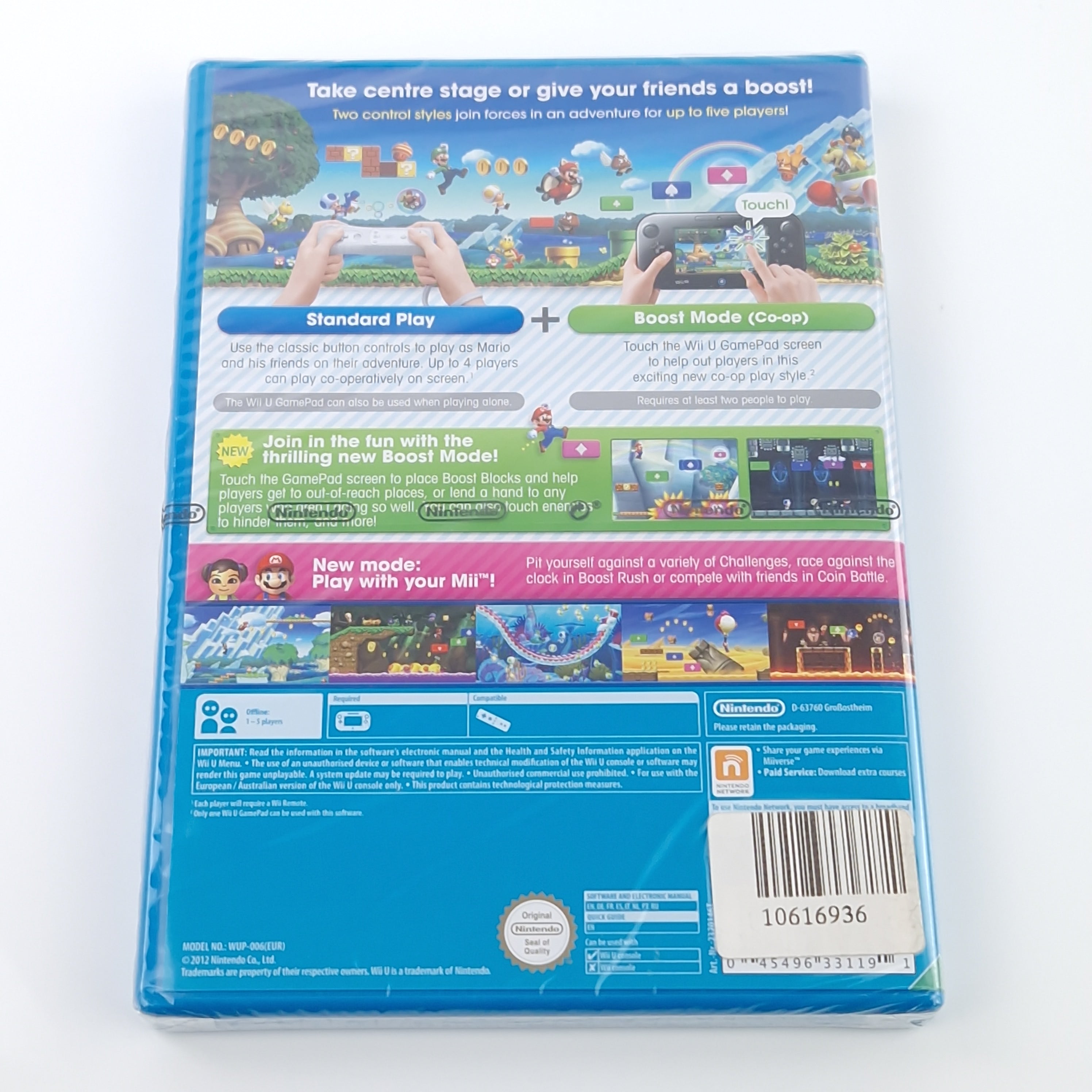 Nintendo Wii U Spiel – New Super Mario Bros U Neu PAL