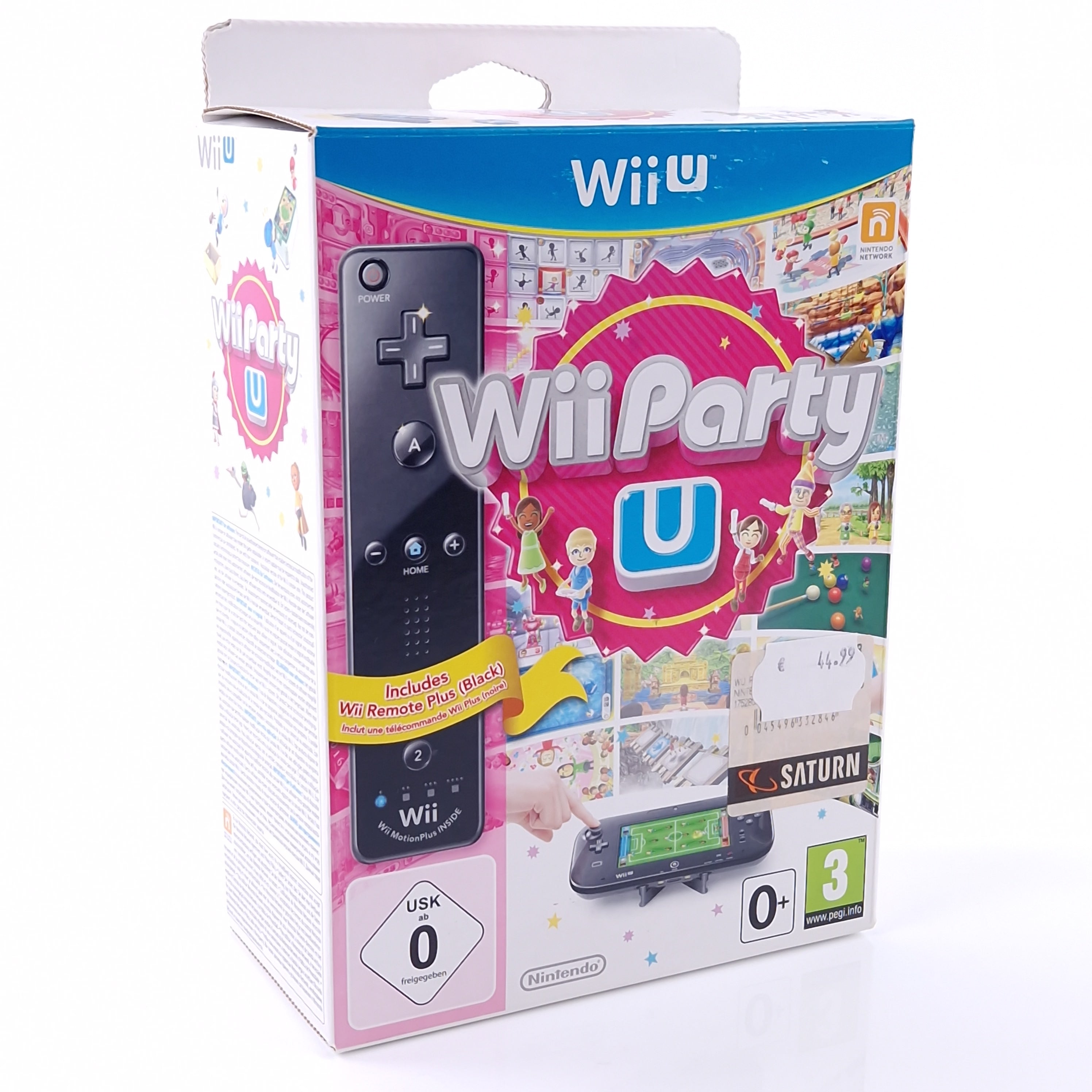 Nintendo Wii Spiel – Wii Party U mit Wii Remote Plus Black