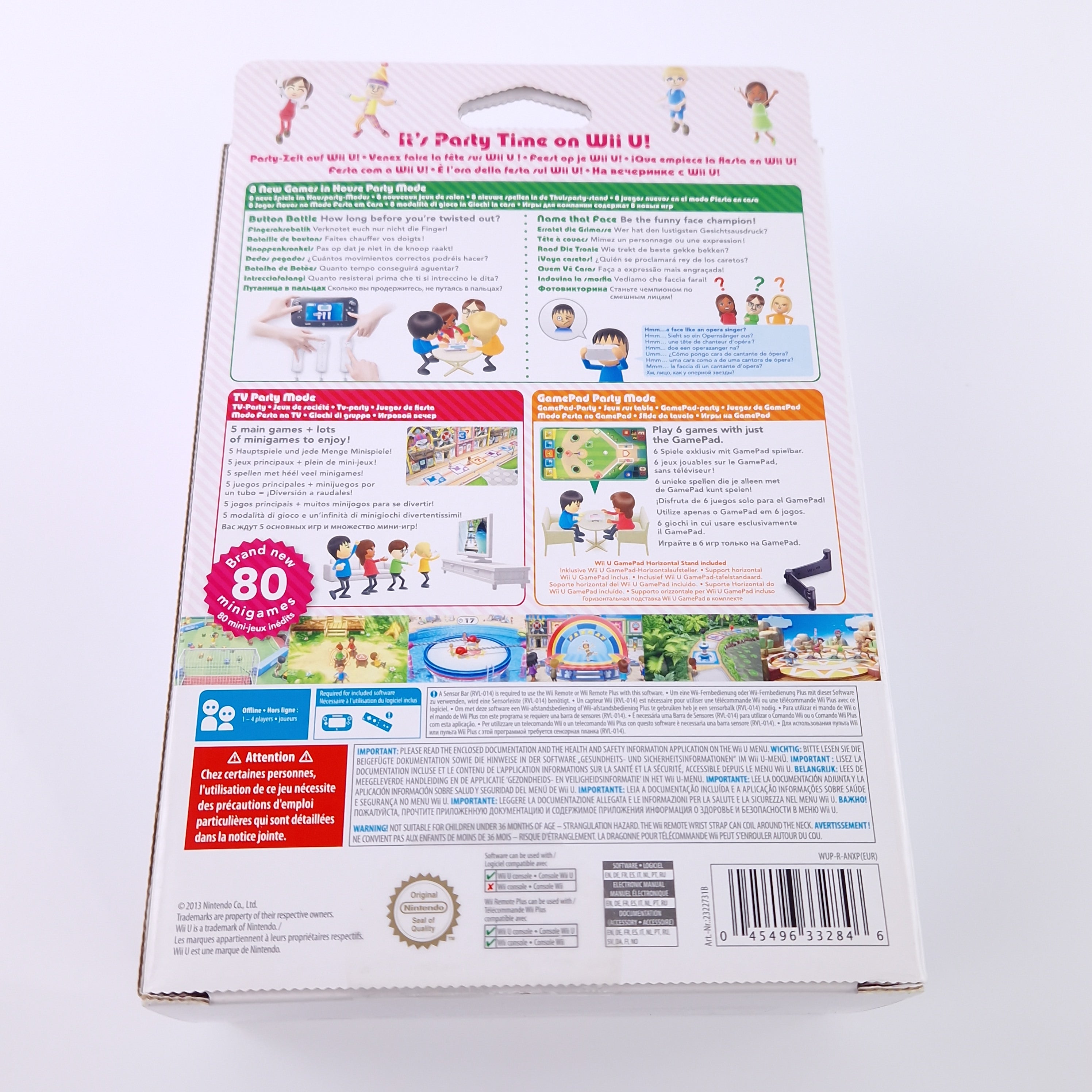 Nintendo Wii Spiel – Wii Party U mit Wii Remote Plus Black