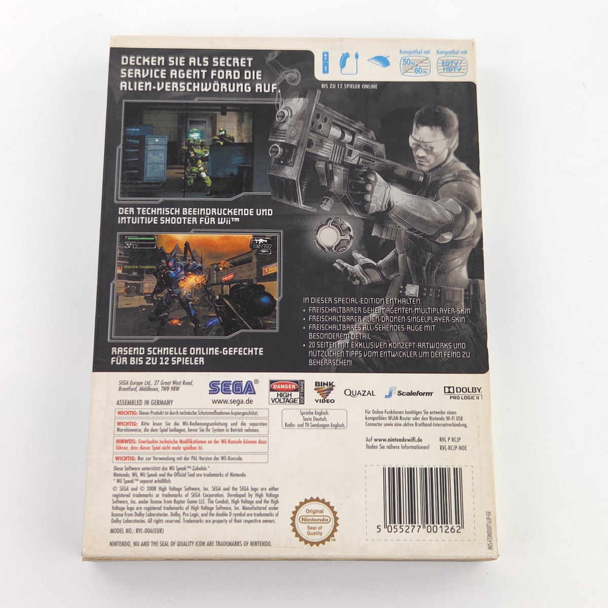 Nintendo Wii U Spiel The Conduit Special Edition OVP