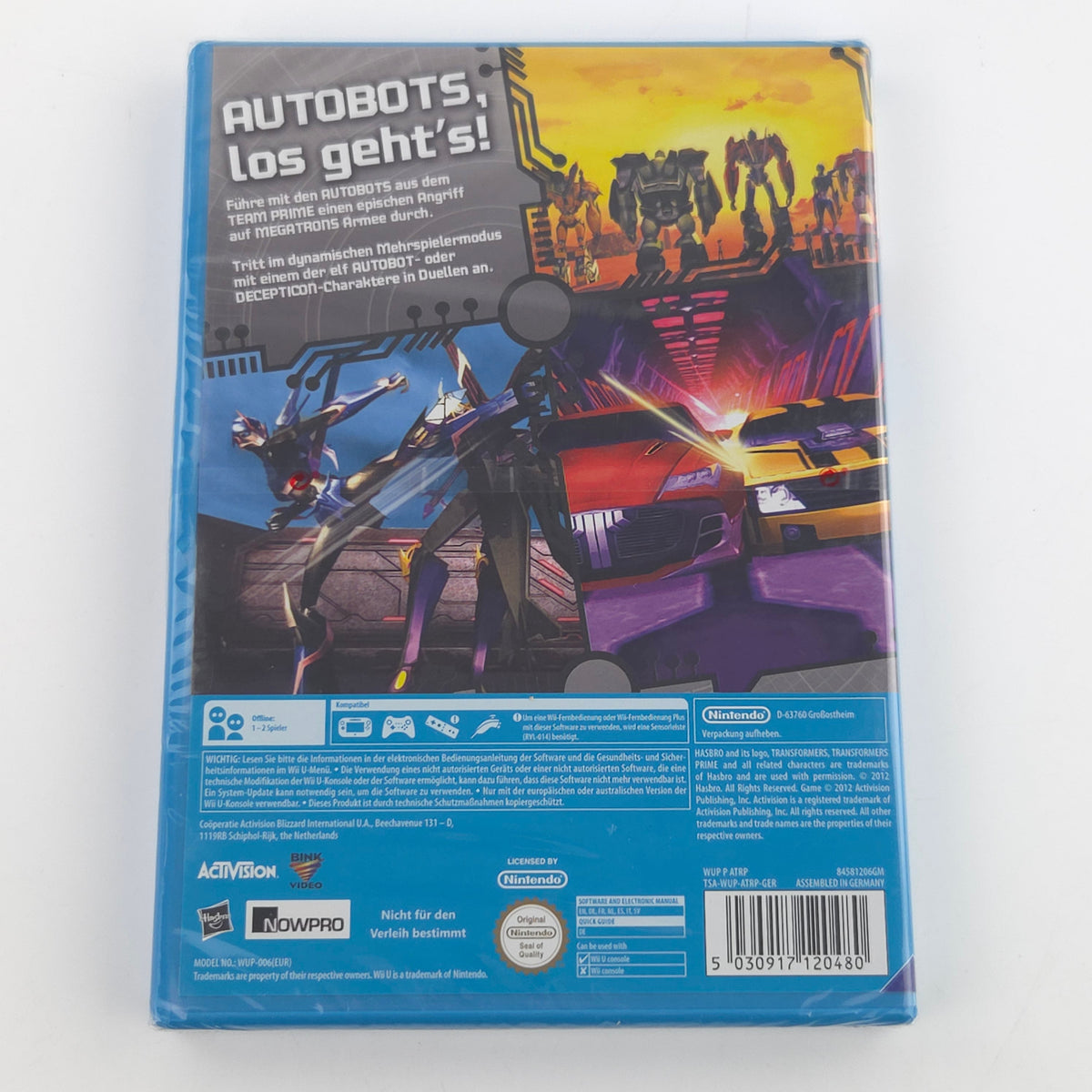 Nintendo Wii U Spiel Transformers Prime Neu OVP