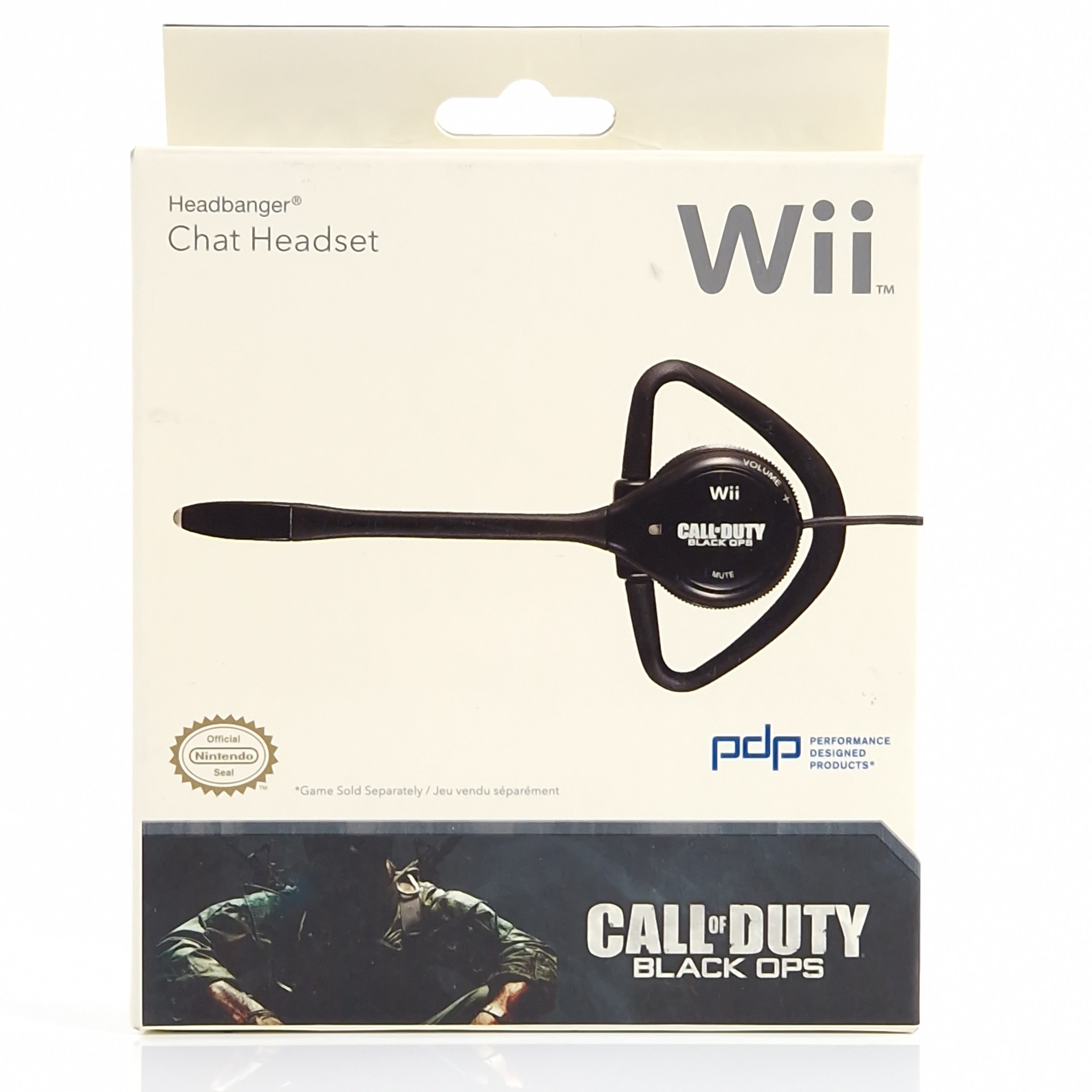 Nintendo Wii Zubehör – Call of Duty Black Ops Chat Headset Neu