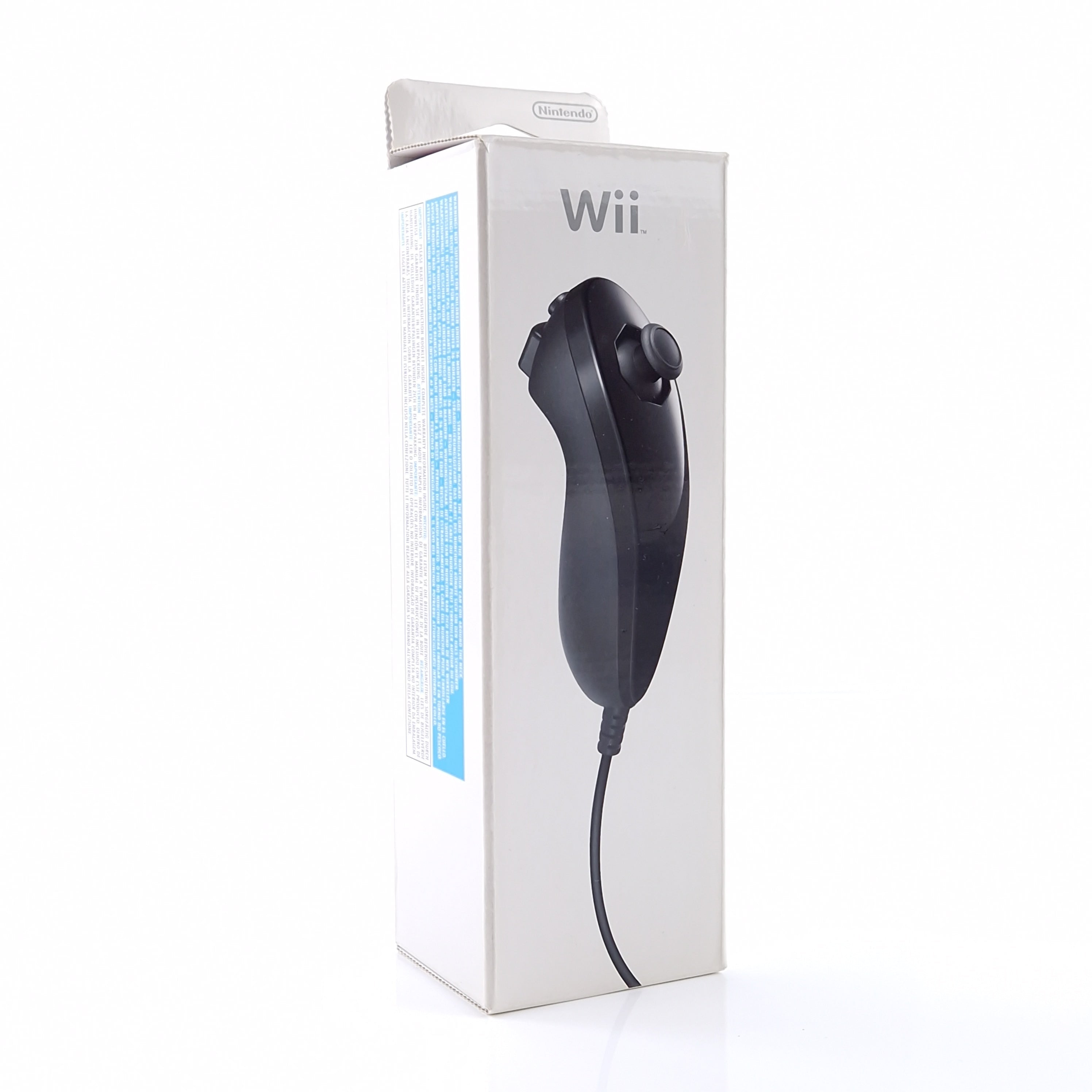Nintendo Wii Zubehör – Original Nunchuk OVP schwarz Controller