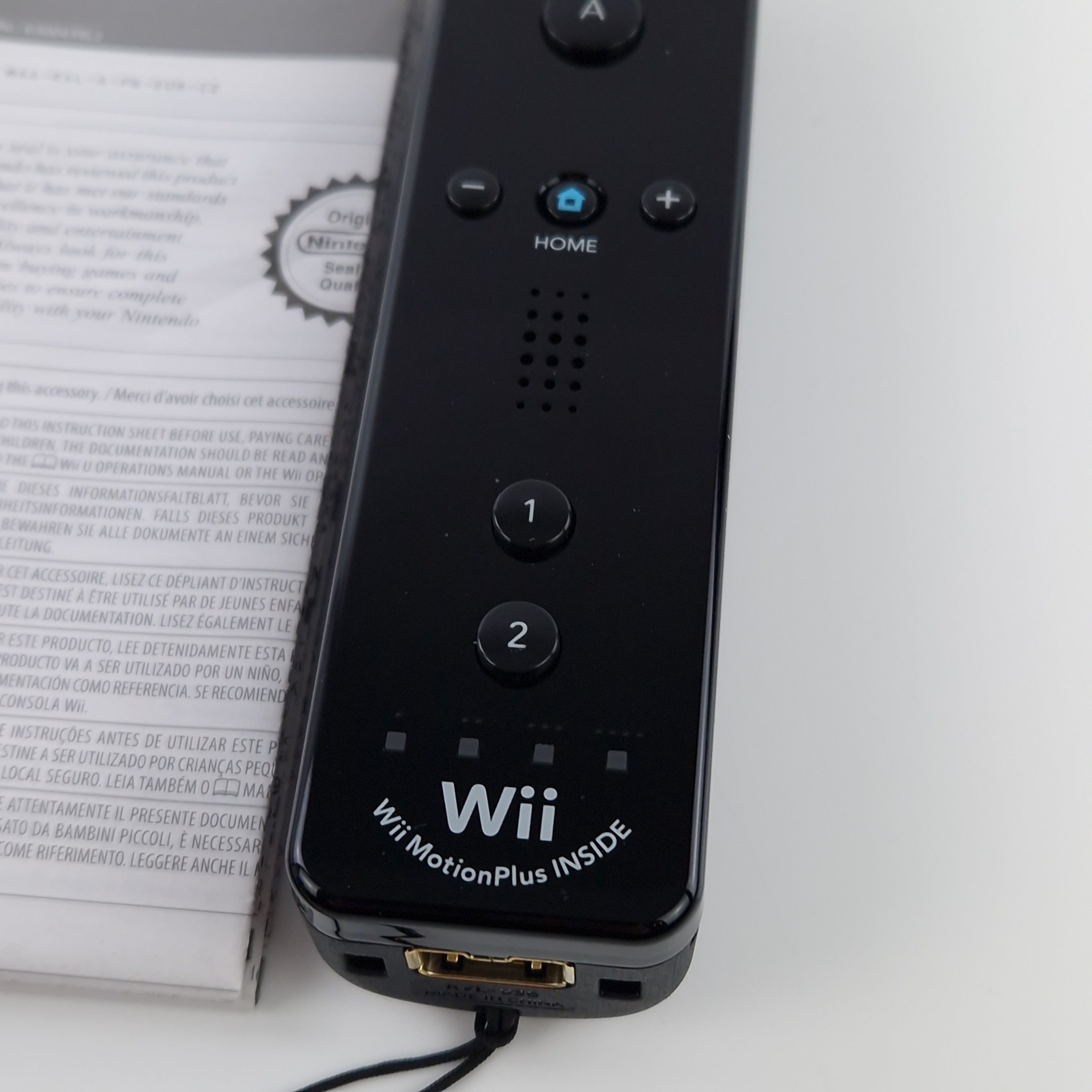 Nintendo Wii Zubehör – Remote Motion Plus Inside Schwarz