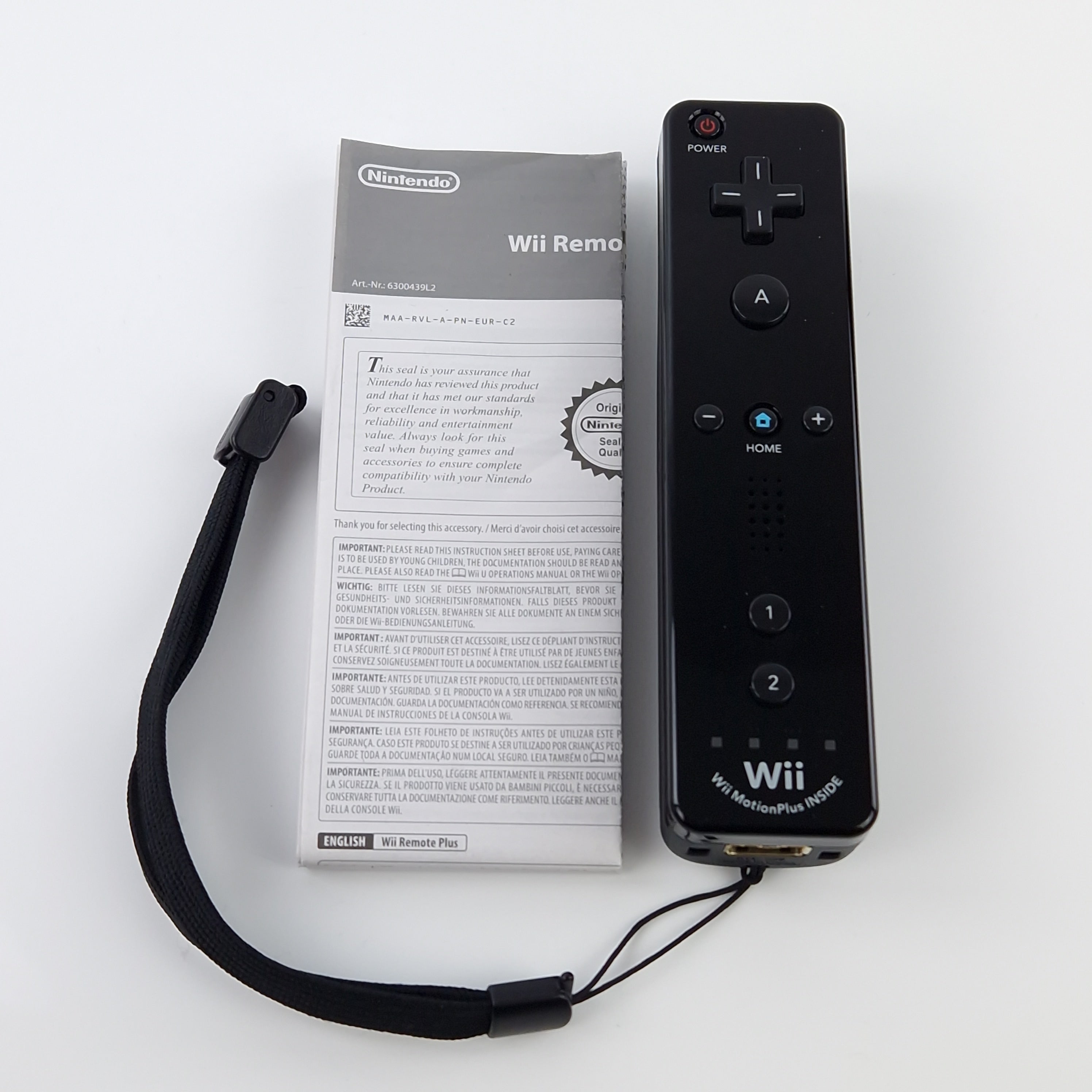 Nintendo Wii Zubehör – Remote Motion Plus Inside Schwarz