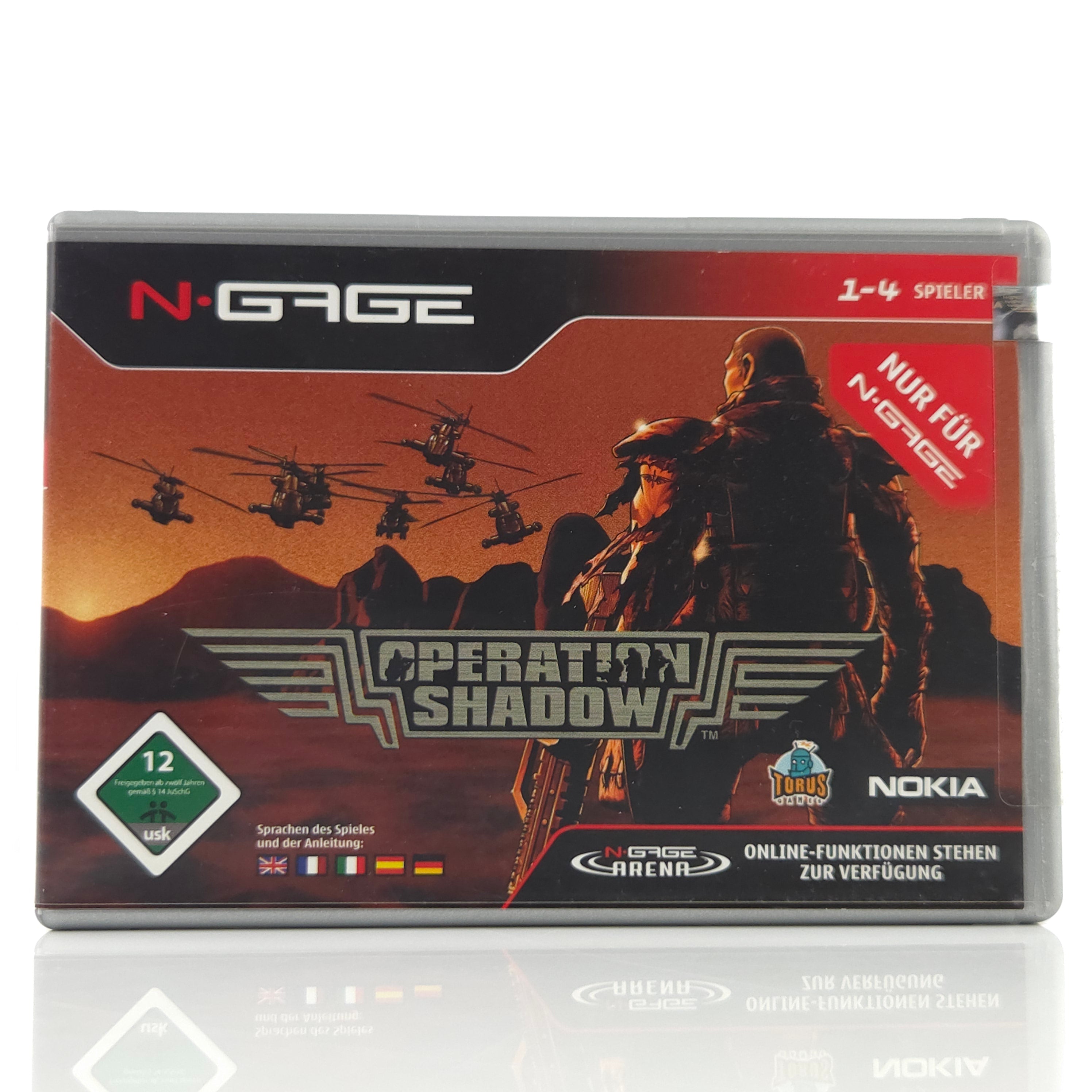 Nokia N-Gage Spiel Operation Shadow OVP PAL