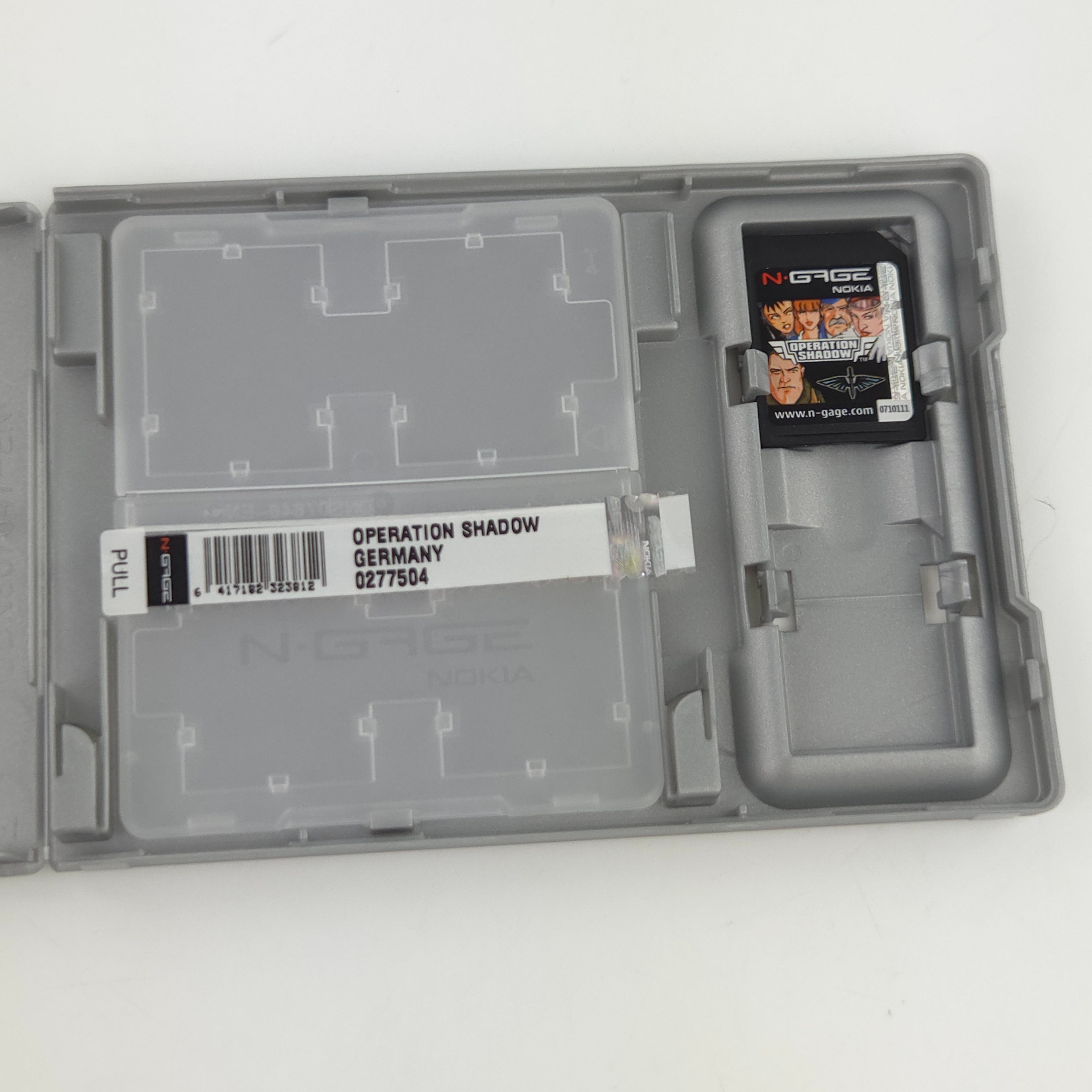 Nokia N-Gage Spiel Operation Shadow OVP PAL