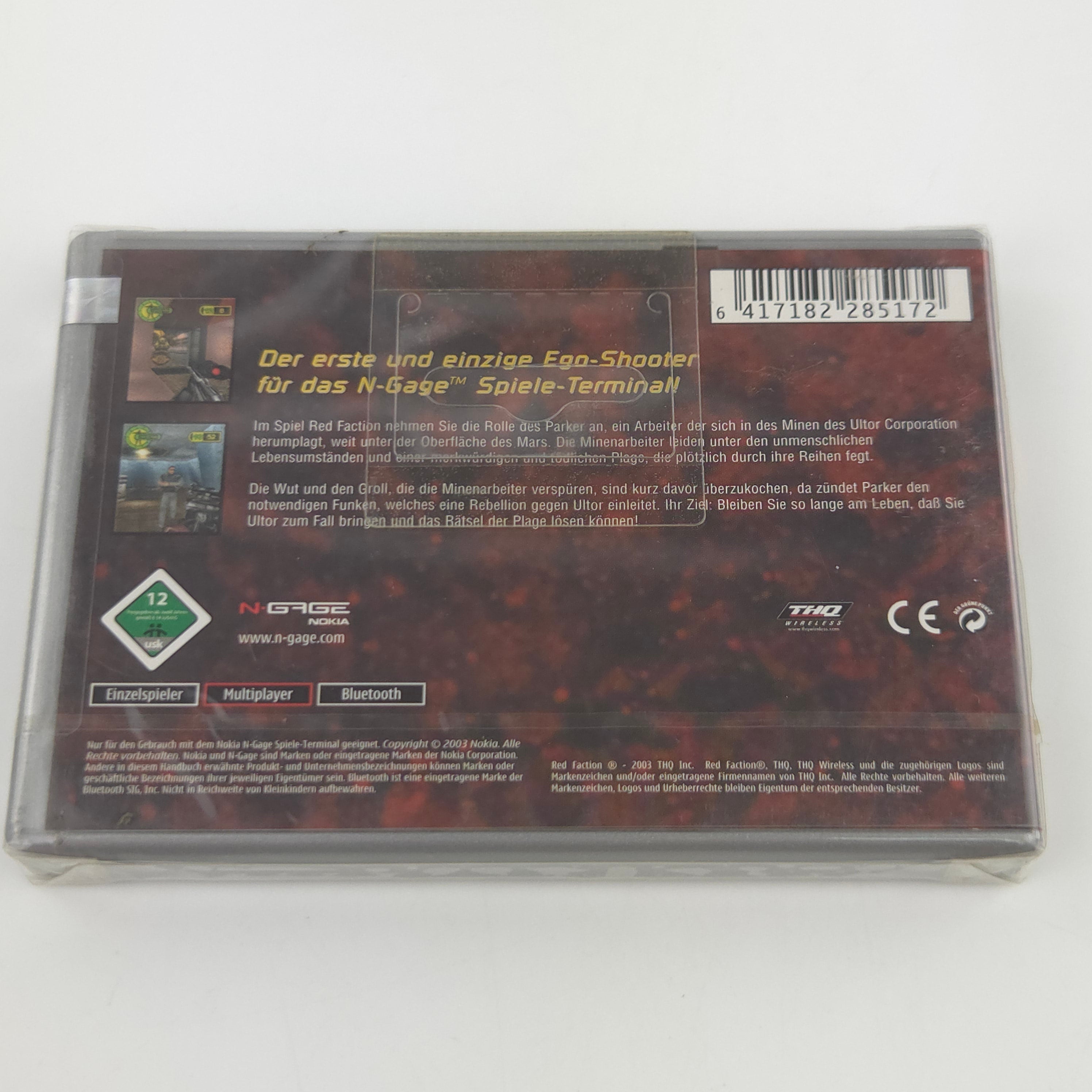 Nokia N-Gage Spiel: Red Faction - SD Karten Spiel in OVP (NEU SEALED PAL)