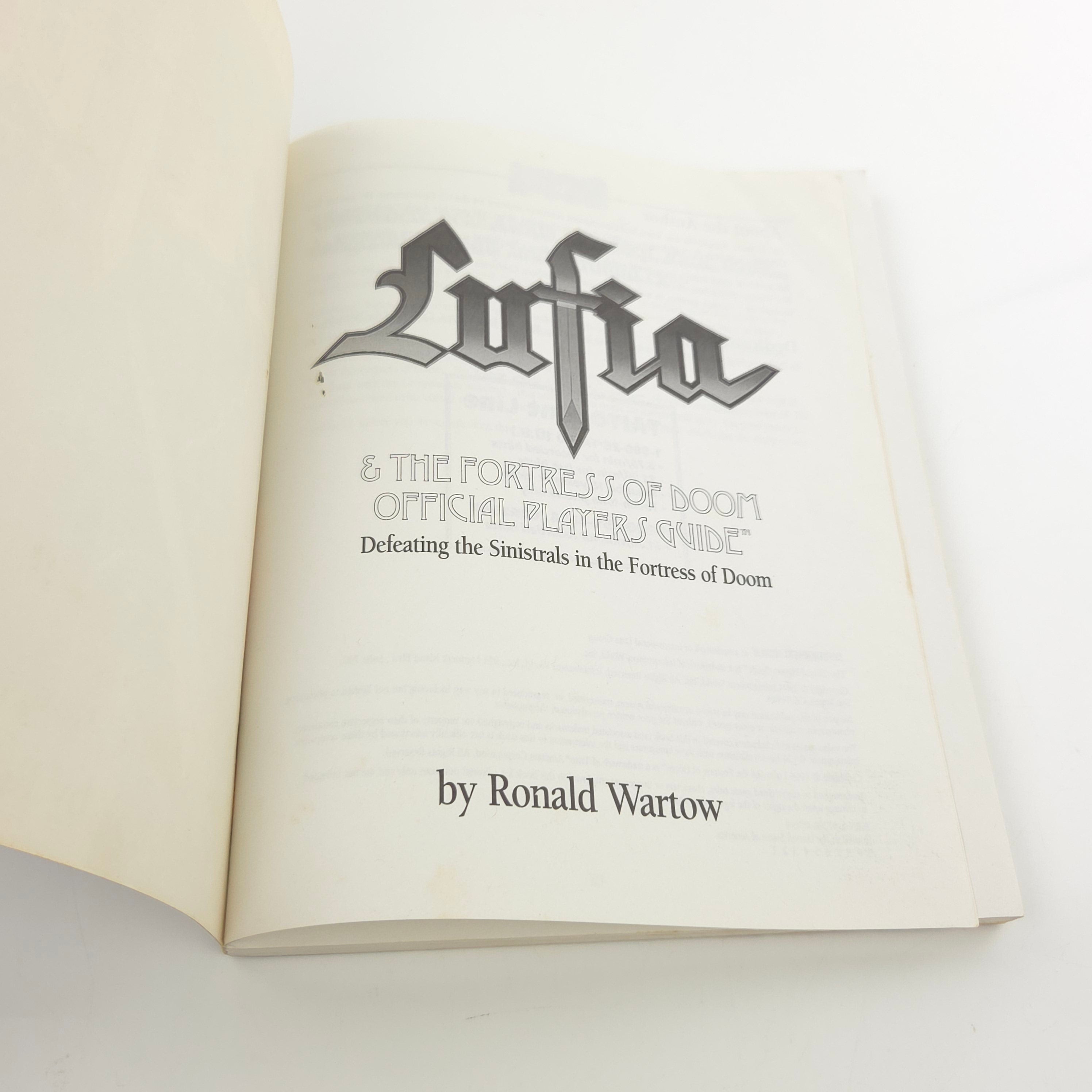 Super Nintendo Buch – Lufia The Fortress of Doom Guide Englisch