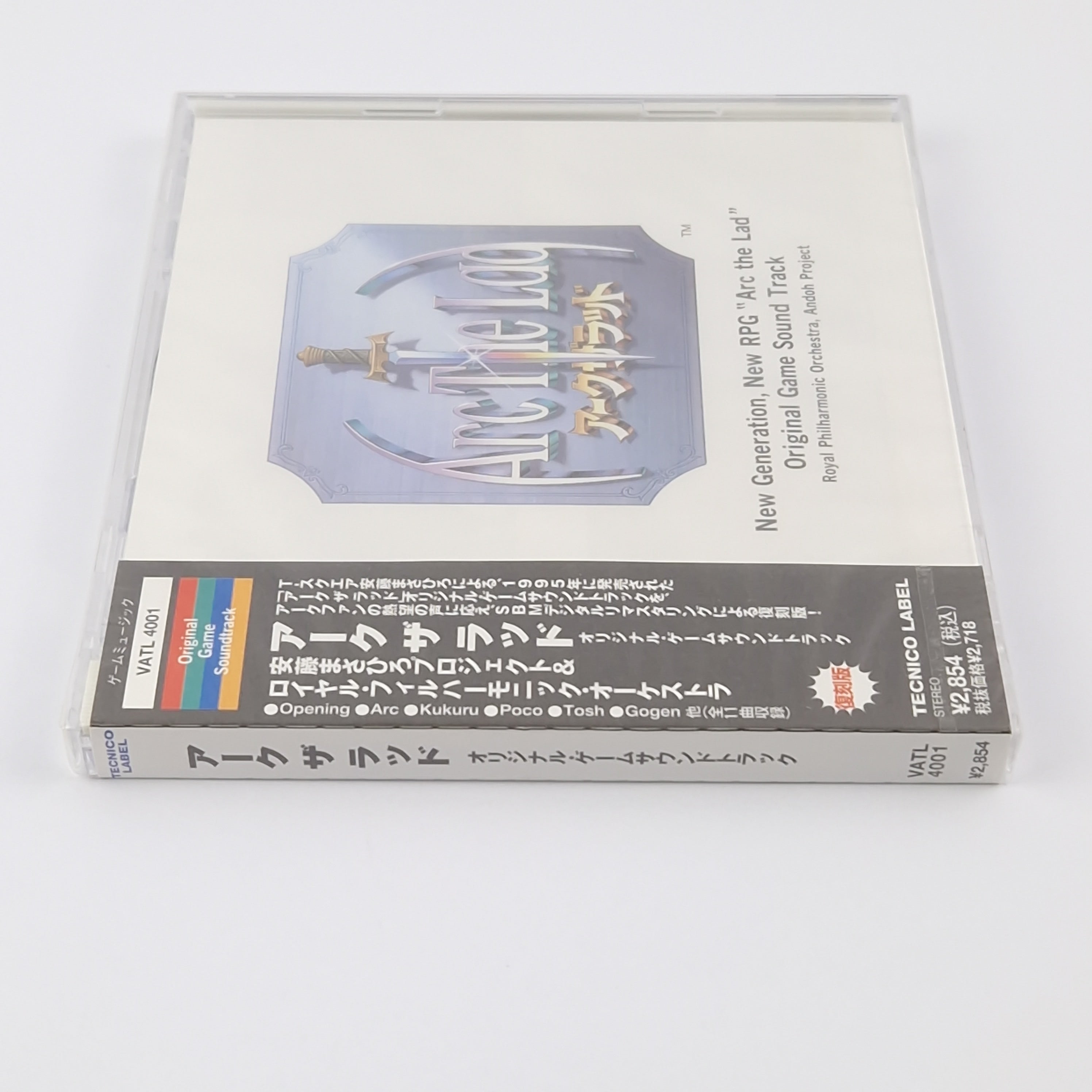 PlayStation Original Soundtrack Arc the Lad Musik CD Neu