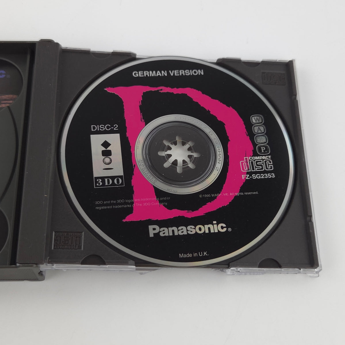 Panasonic 3DO Spiel D Horror OVP PAL