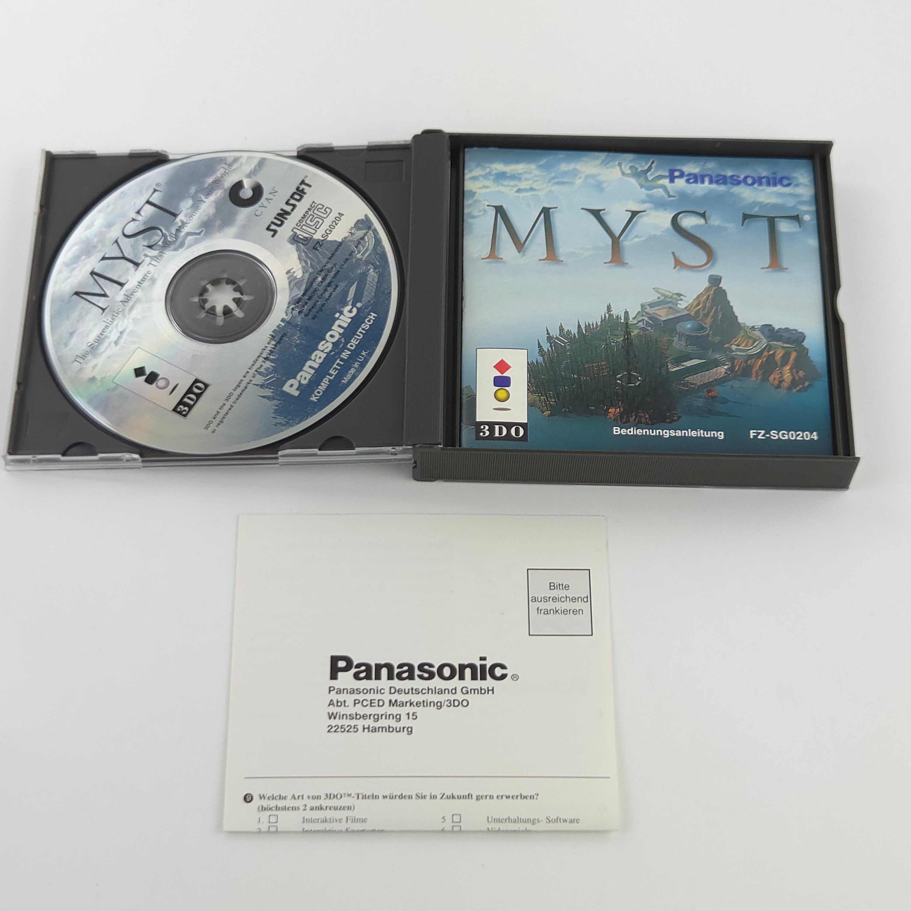 Panasonic 3DO Spiel Myst OVP PAL 1995