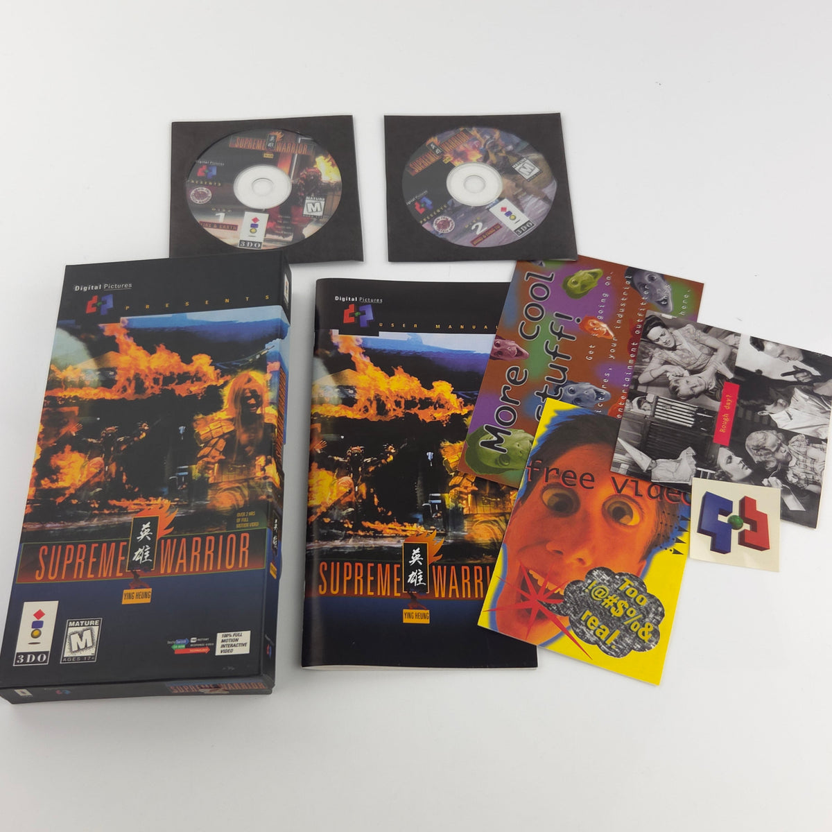 Panasonic 3DO Spiel Supreme Warrior OVP USA