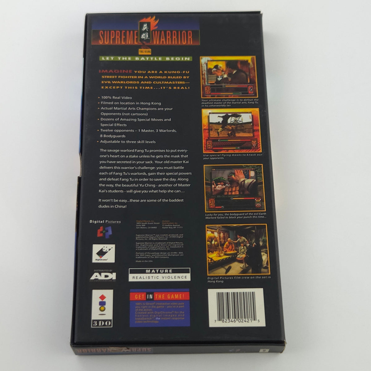 Panasonic 3DO Spiel Supreme Warrior OVP USA