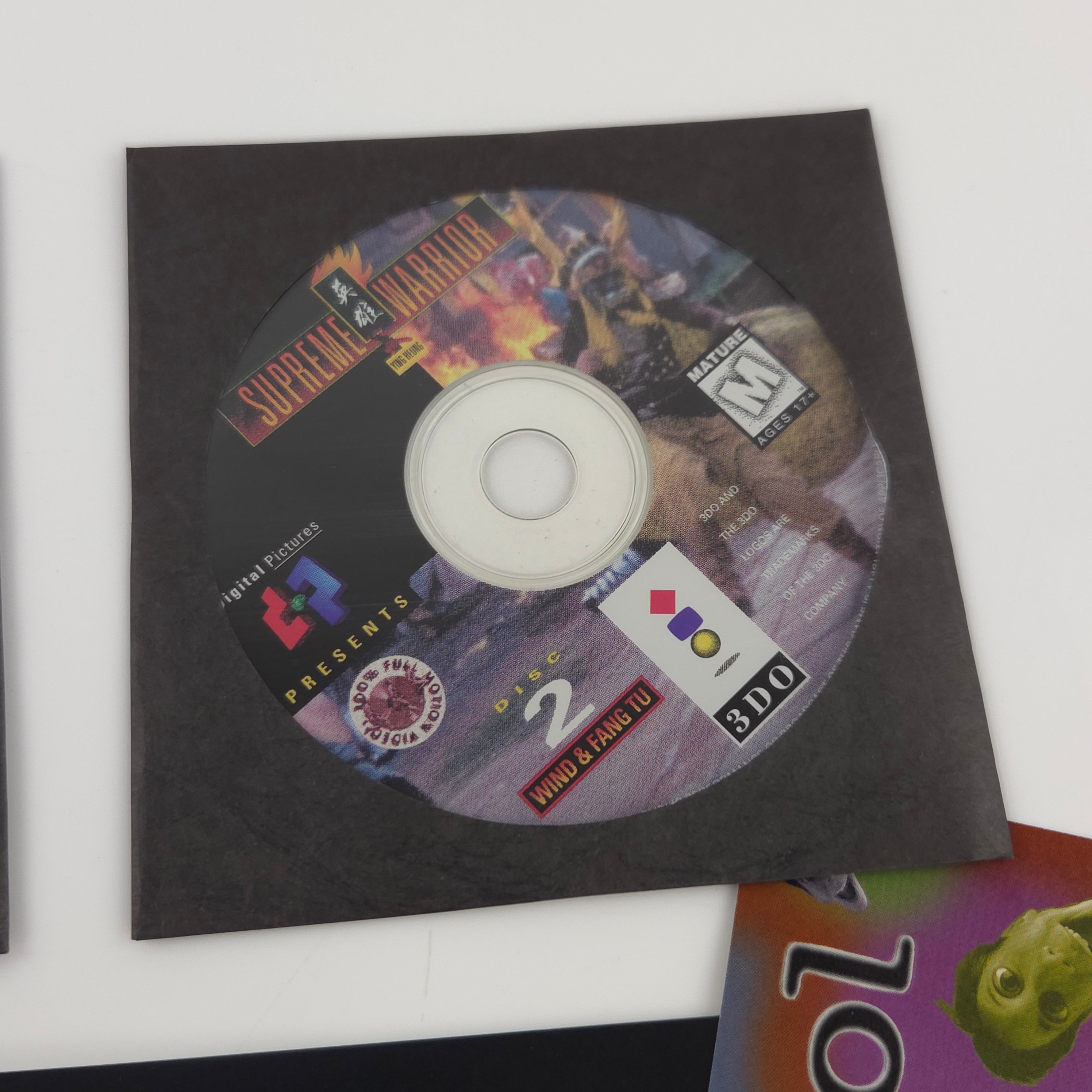 Panasonic 3DO Spiel Supreme Warrior OVP USA