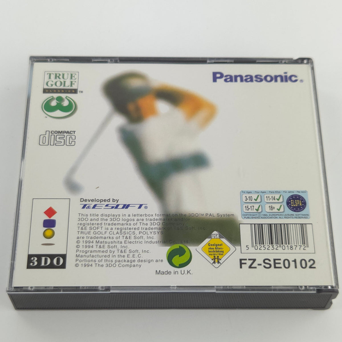 Panasonic 3DO Spiel Waialae Country Club OVP PAL