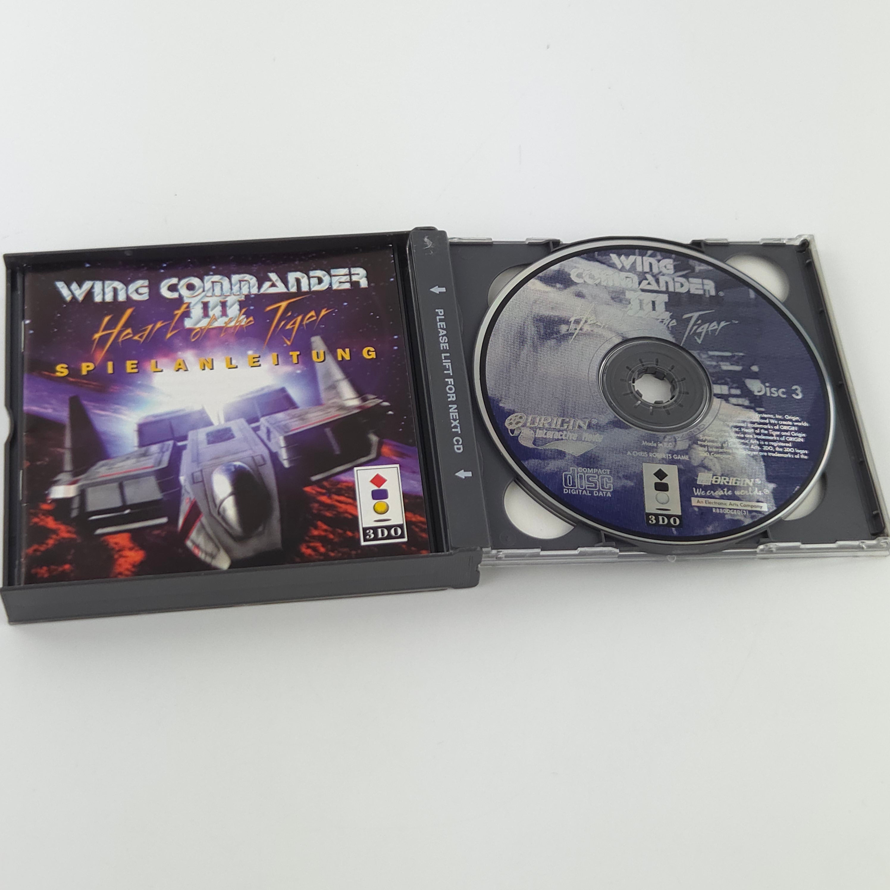 Panasonic 3DO Spiel Wing Commander 3 OVP PAL