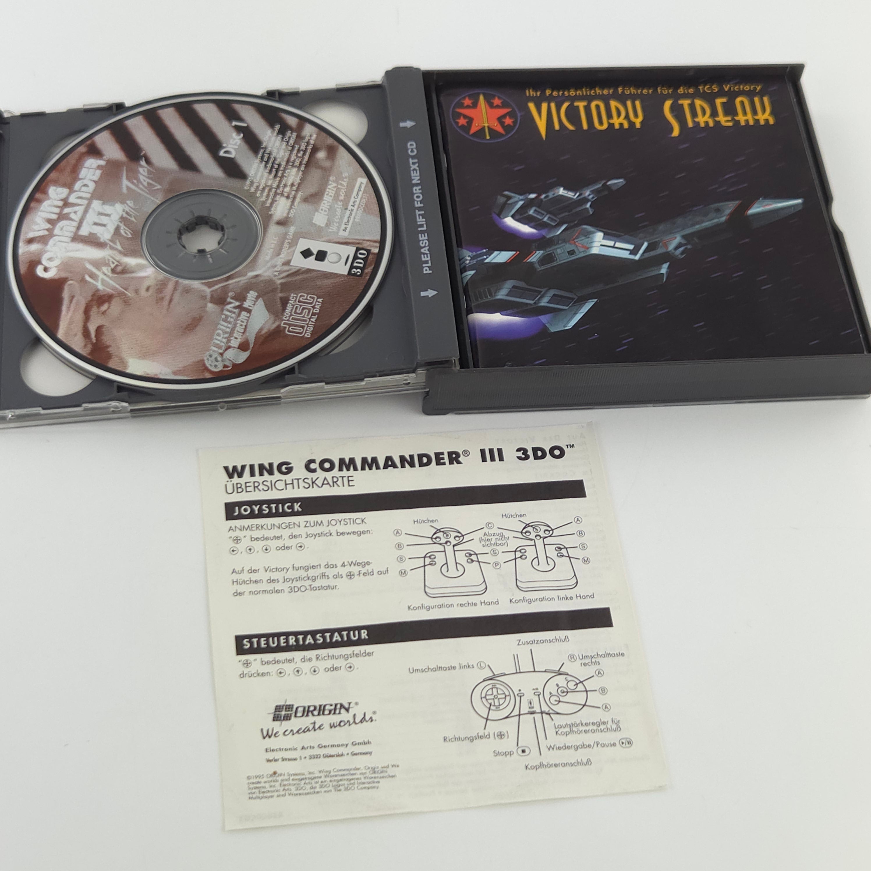 Panasonic 3DO Spiel Wing Commander 3 OVP PAL