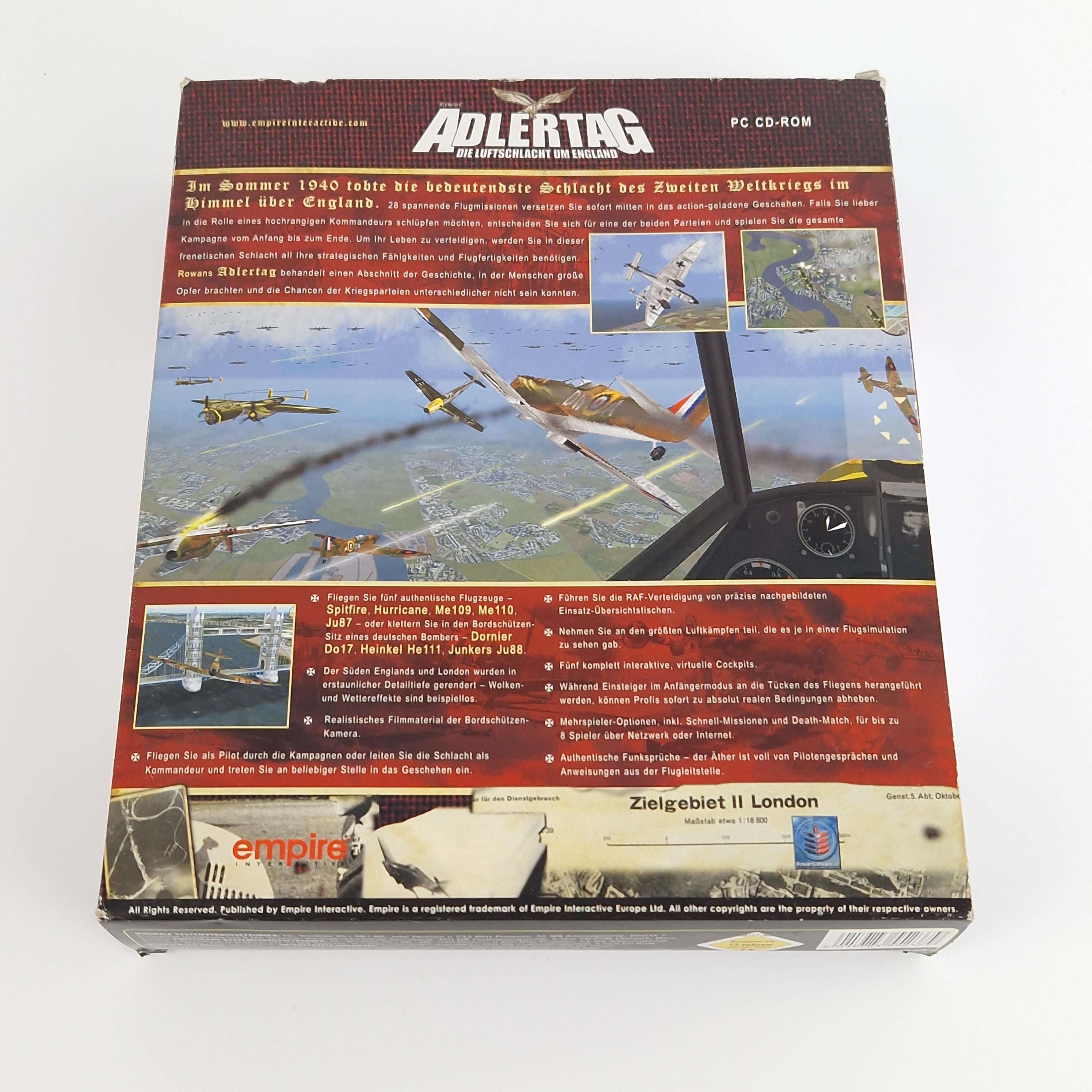 PC Spiel – Adlertag Die Luftschlacht Big Box OVP