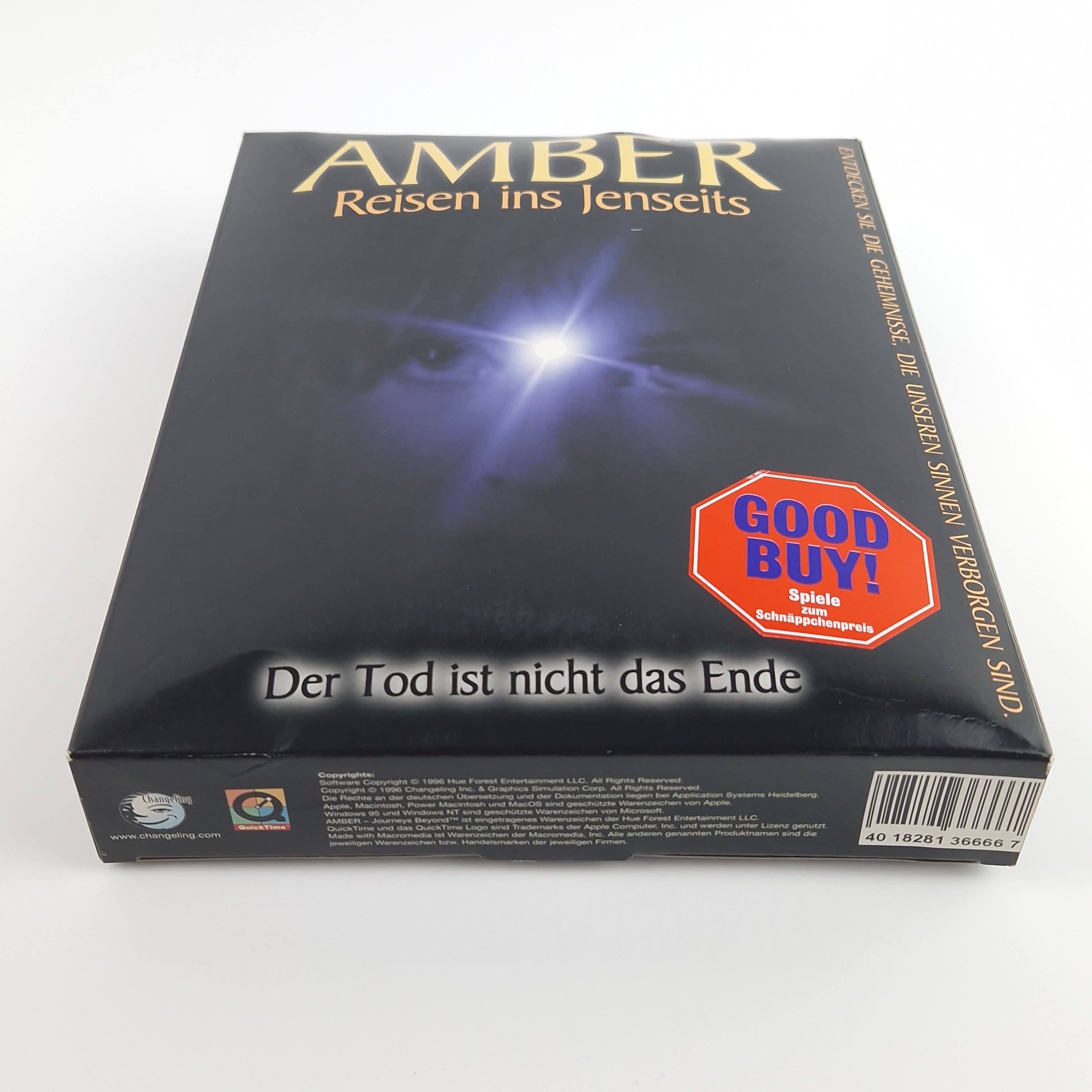 PC Spiel – Amber Reisen ins Jenseits Big Box OVP PAL