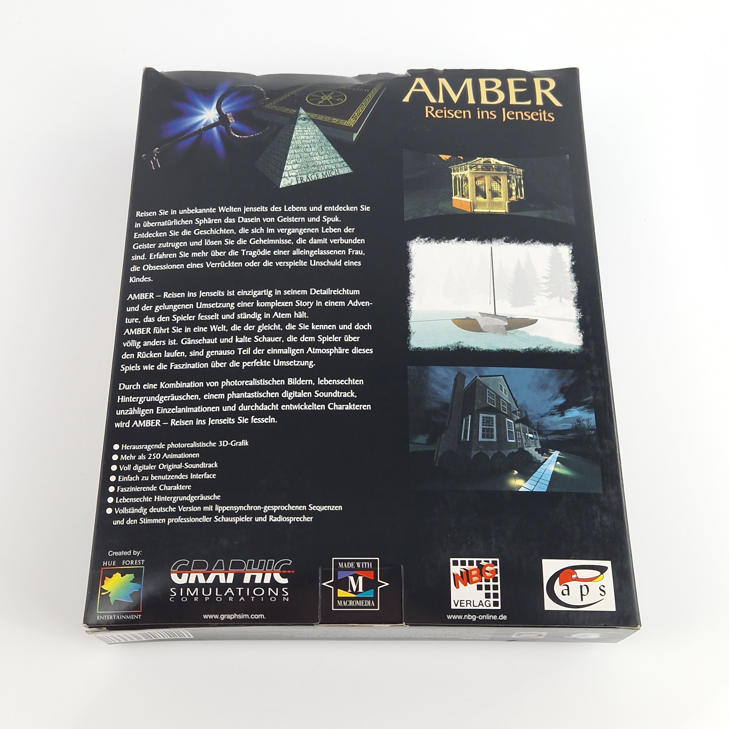 PC Spiel – Amber Reisen ins Jenseits Big Box OVP PAL
